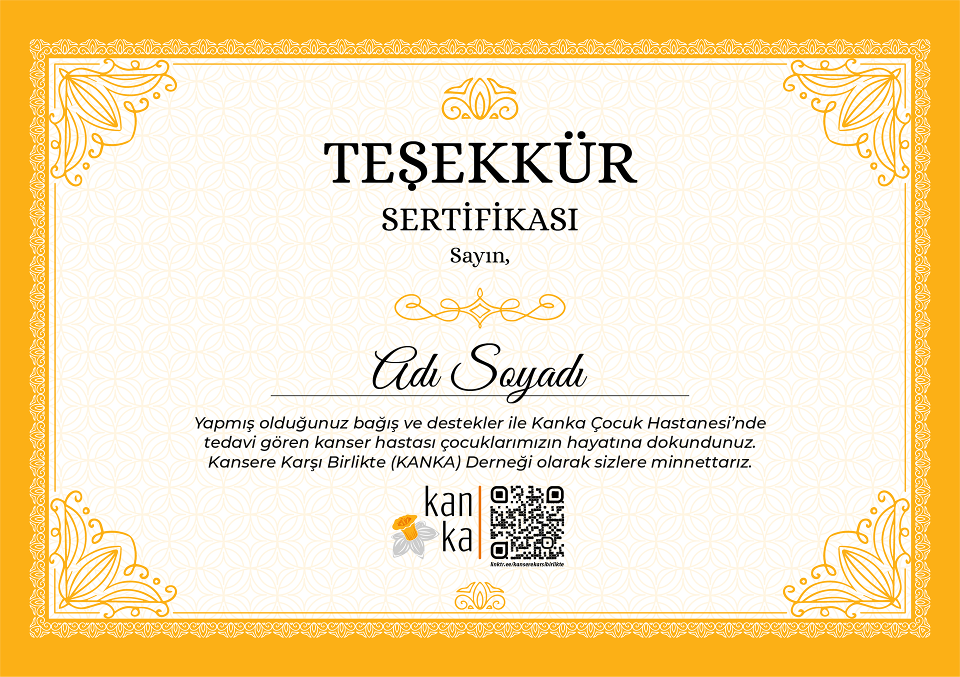 Sertifika / Certificate