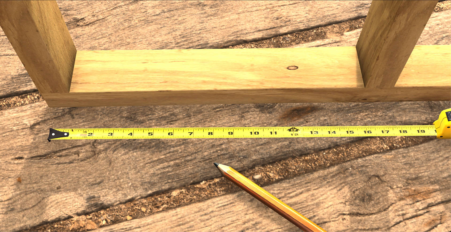 Wall Frame Installation (Closeup)