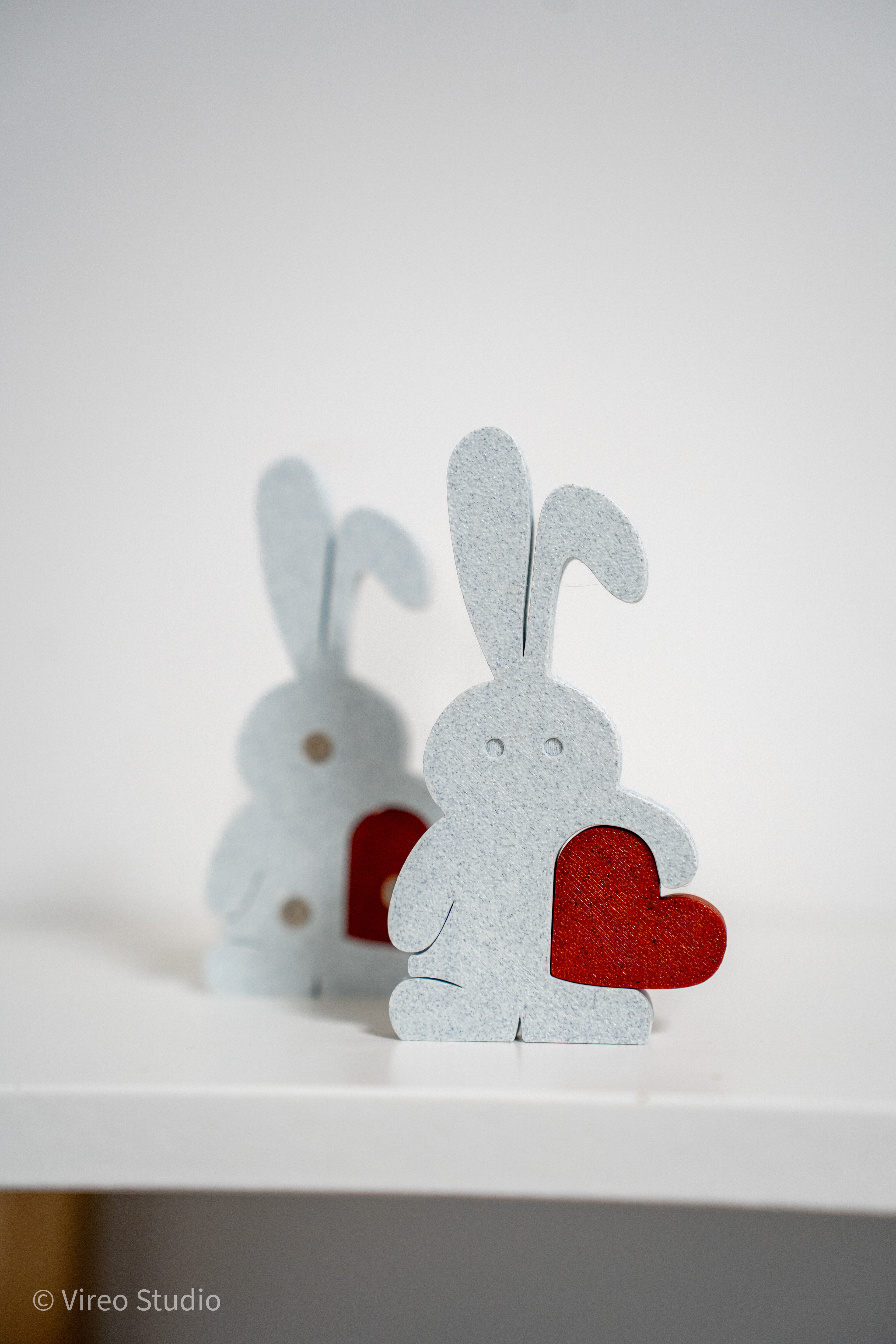 12 valebunny_magnetic_bunny_heart_valentine_display_fridge_magnets