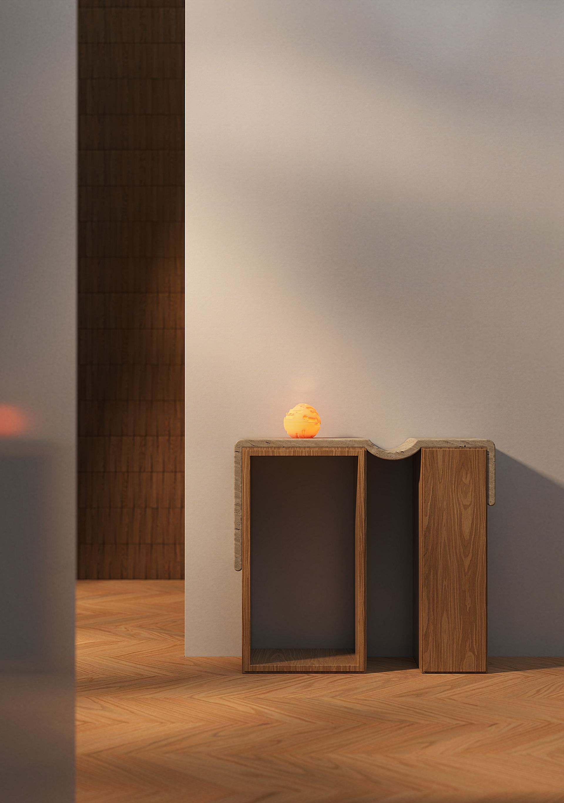 13 Erosion Sculpted Mini Lamp
