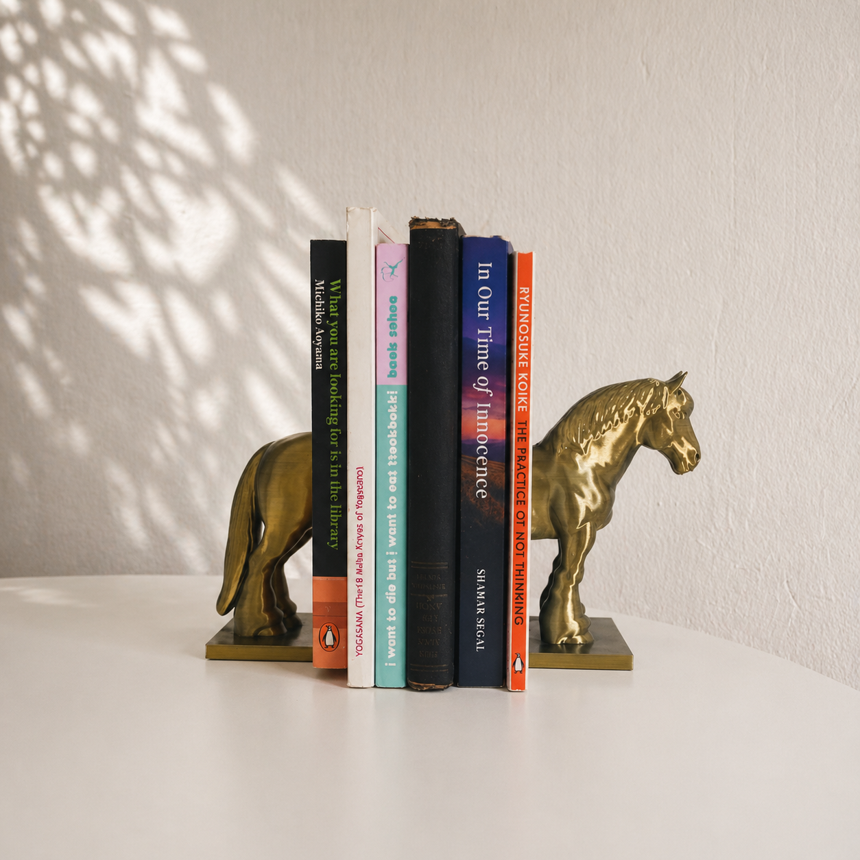 09 horse_bookends