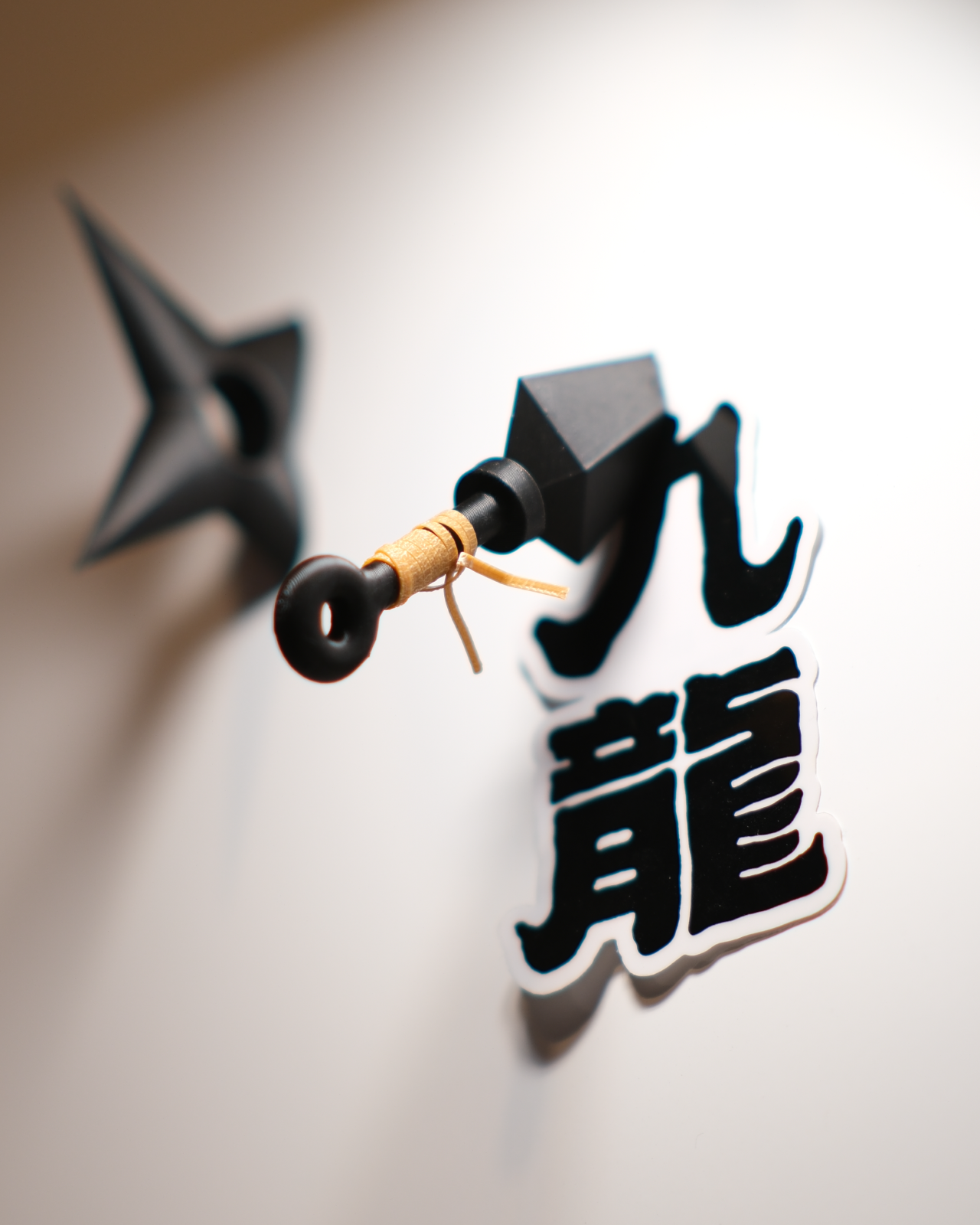 12 ninja_memo_board_pin_set_kunai_shuriken