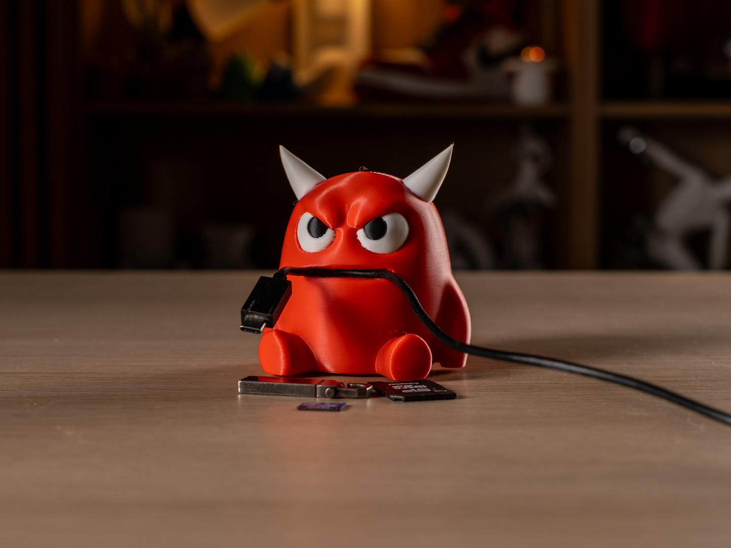 21 cable_monster_desk_helper_red