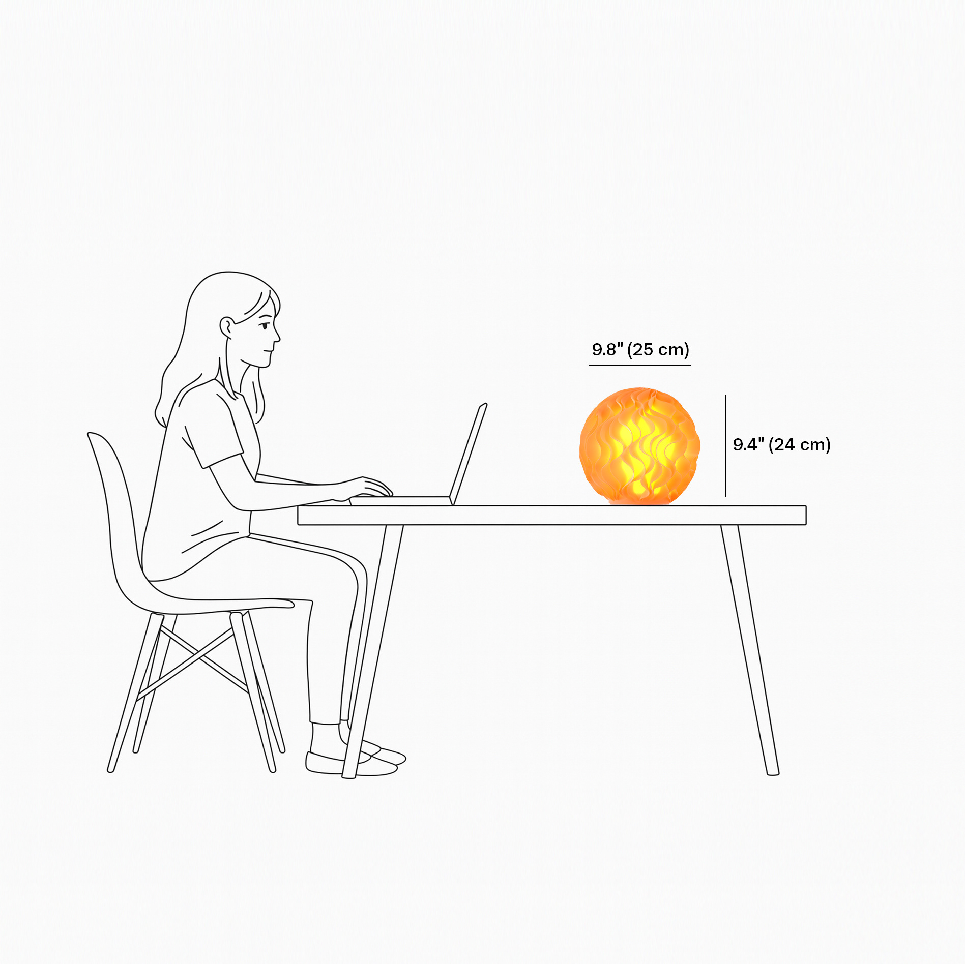 10 Growth Sculpted Lamp
