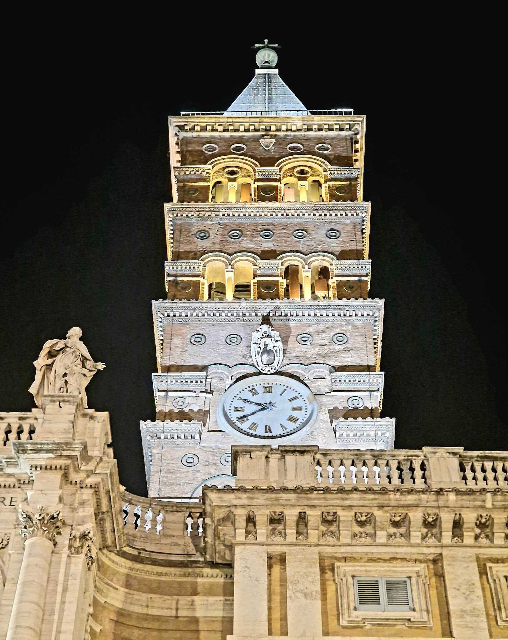 Tower of Basilica Papale di Santa Maria Maggiore, Rome, Italy