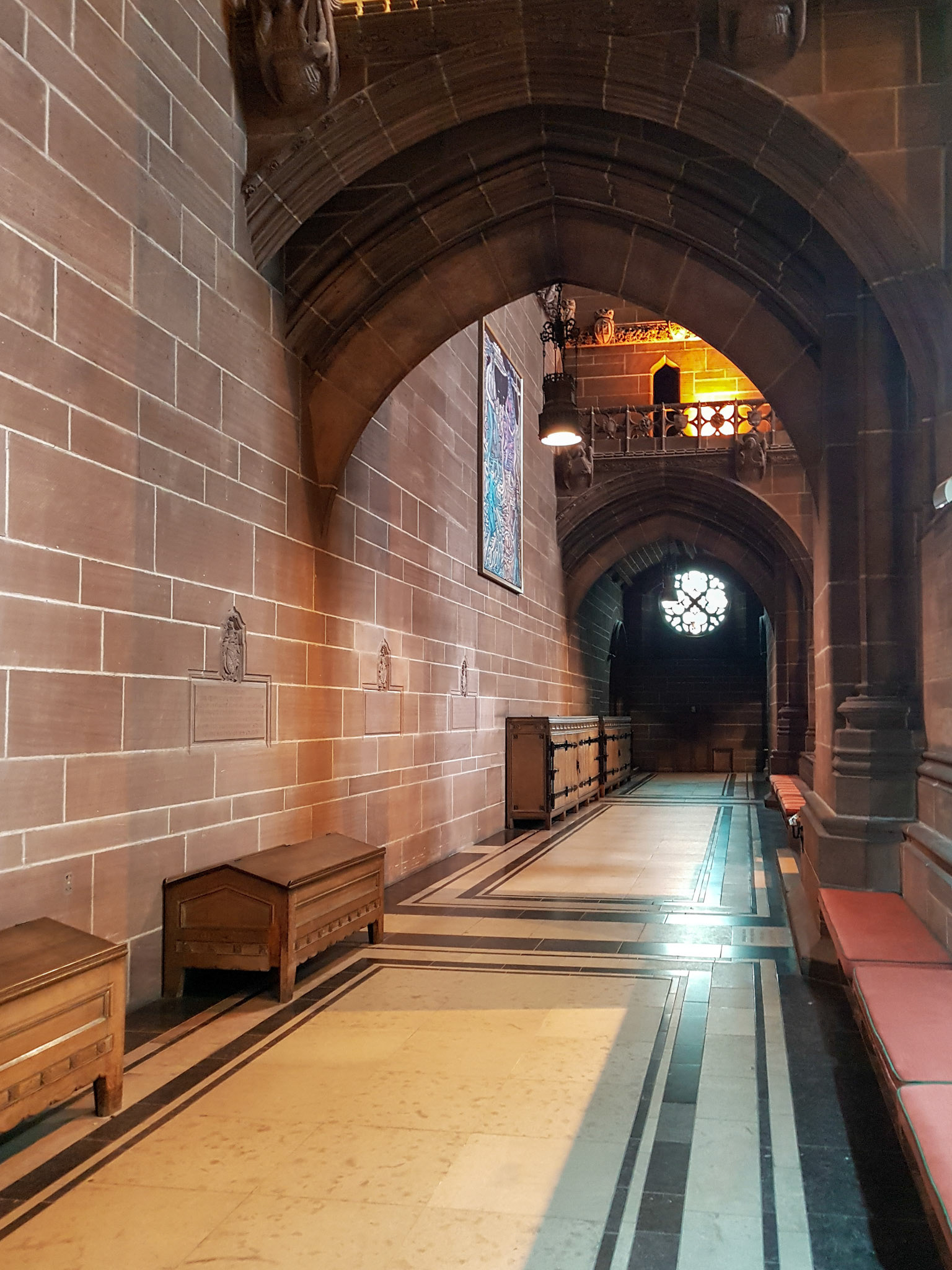 Inside Liverpool Cathedral, Liverpool, UK