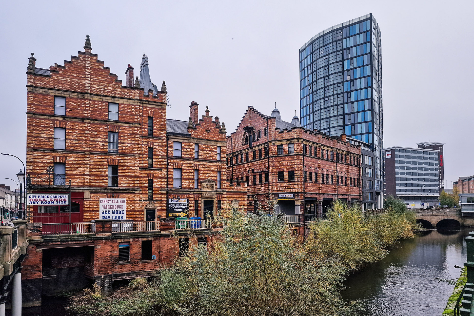 View from Lady's Bridge, Sheffield, UK