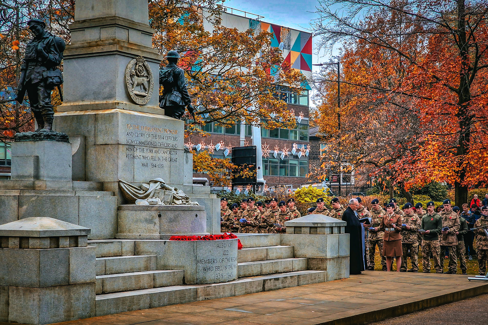 York and Lancaster Memorial, Sheffield, UK