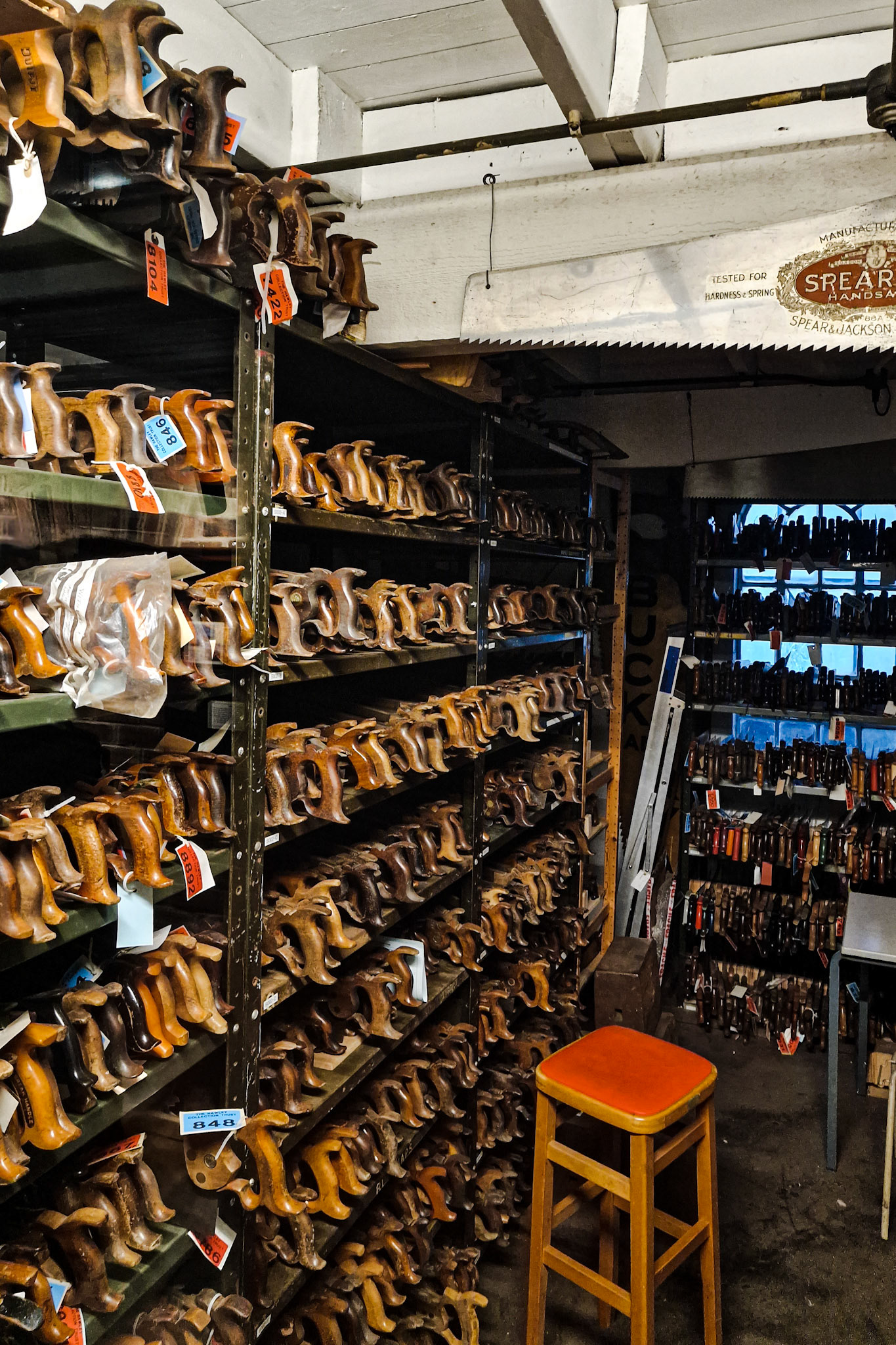 Saw Shop at Little Mesters Street at Kelham Island Museum, Sheffield, UK