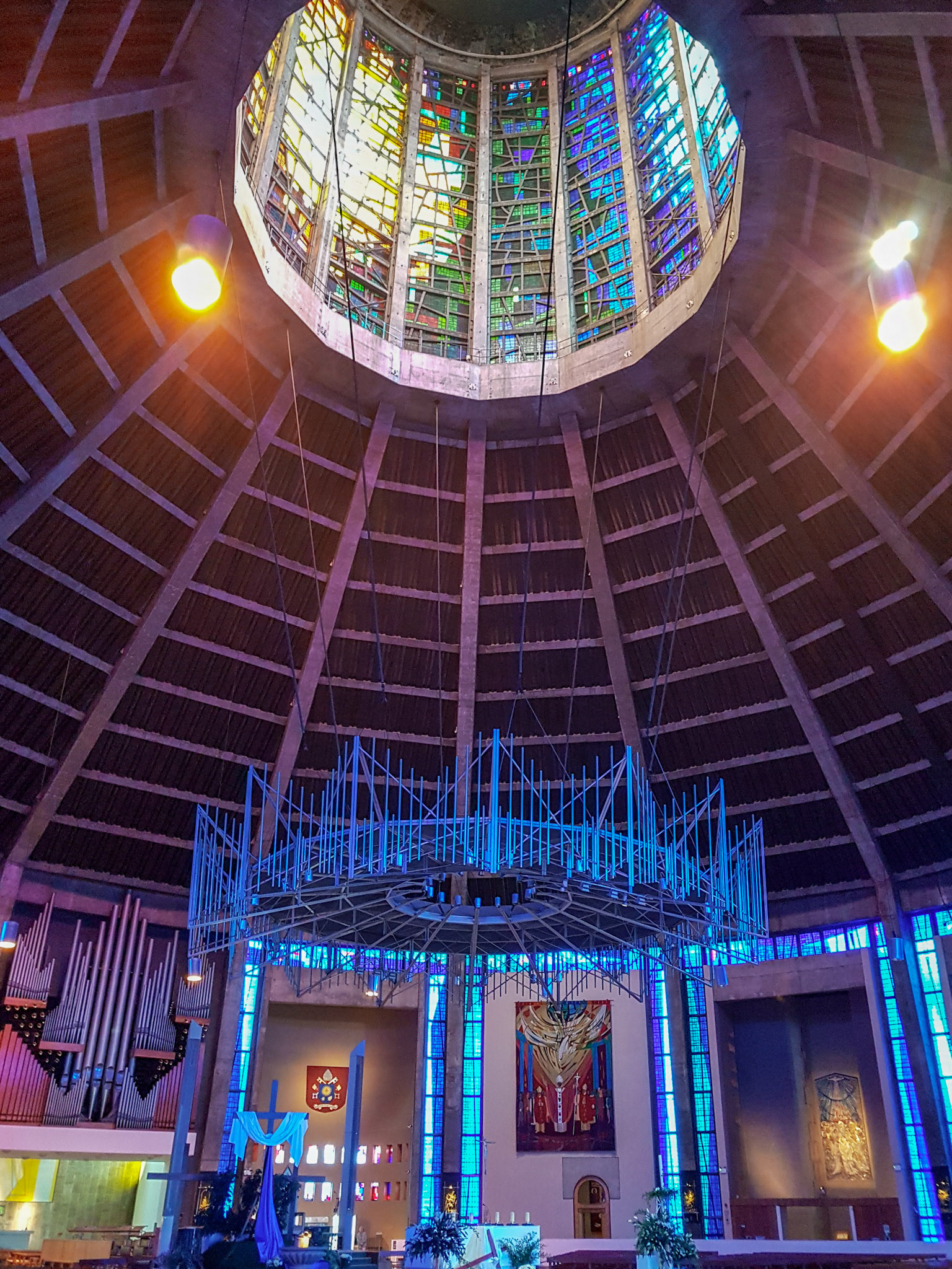 Inside Catholic Metropolitan Cathedral, Liverpool, UK