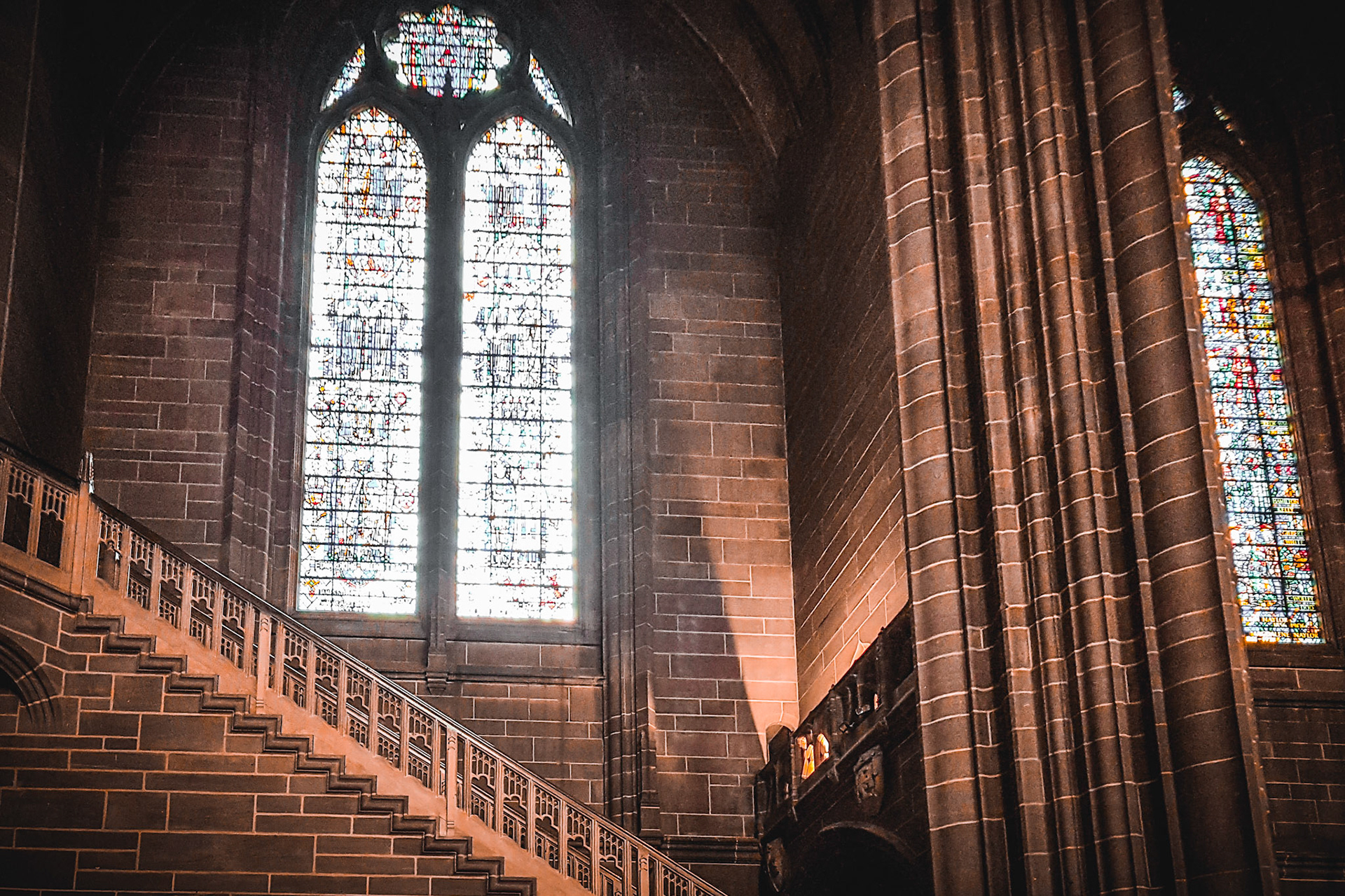 Inside Liverpool Cathedral, Liverpool, UK