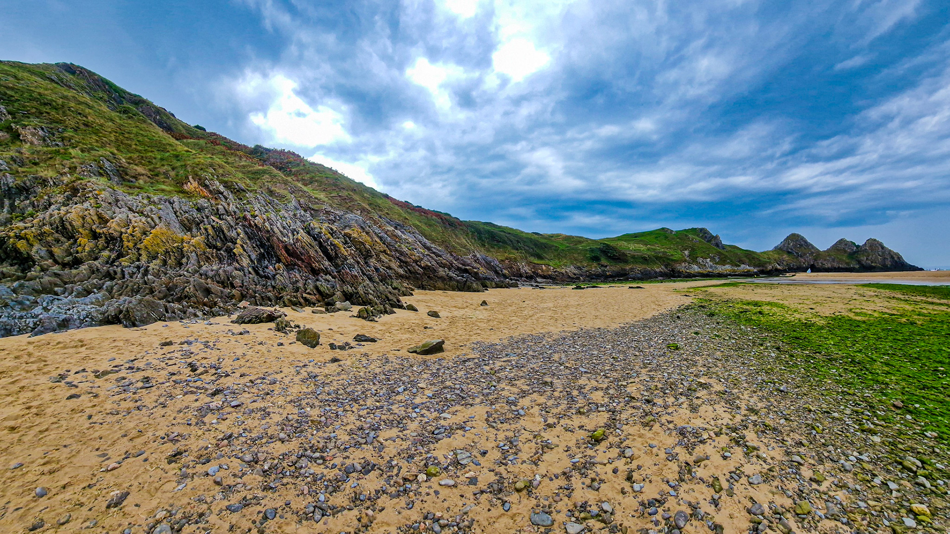 Three Cliff's Bay, Wales