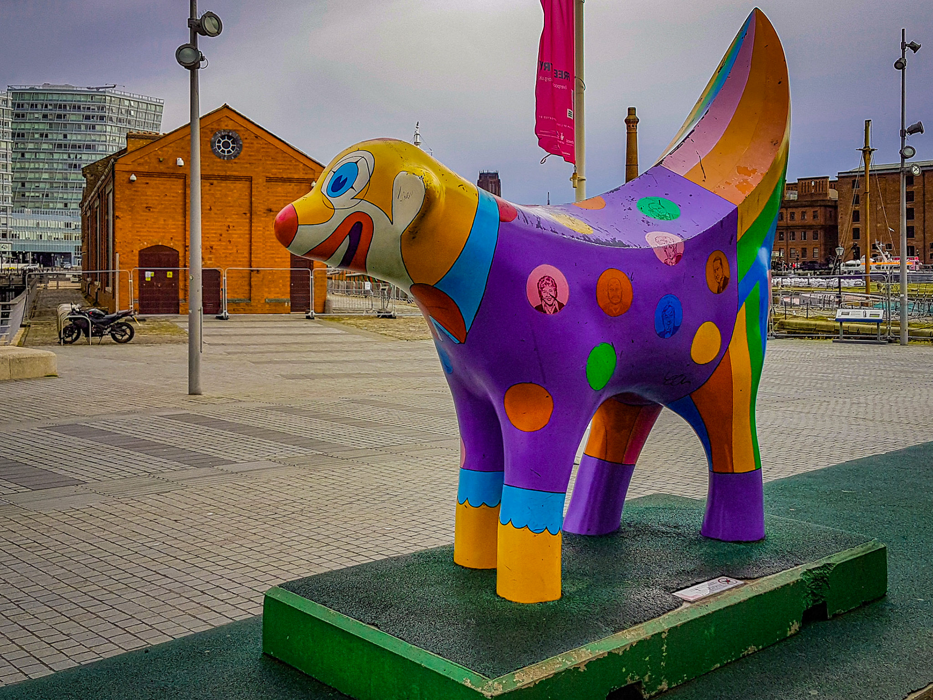 SuperLambanana in front of Museum of Liverpool, Liverpool, UK