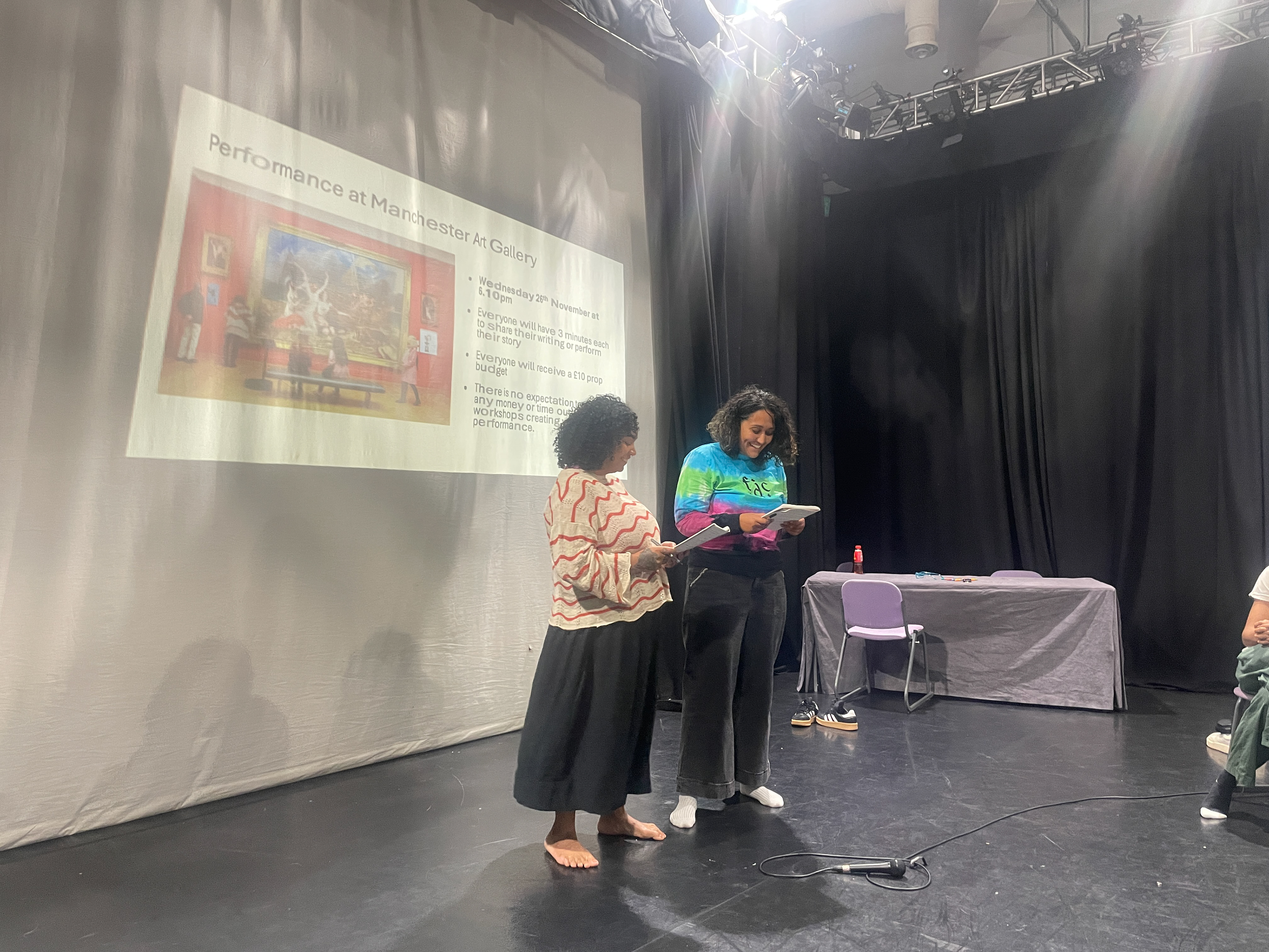 Second workshop of 'Enter, Tragic Mulatta'. Credit: Amy Townsend-Lowcock