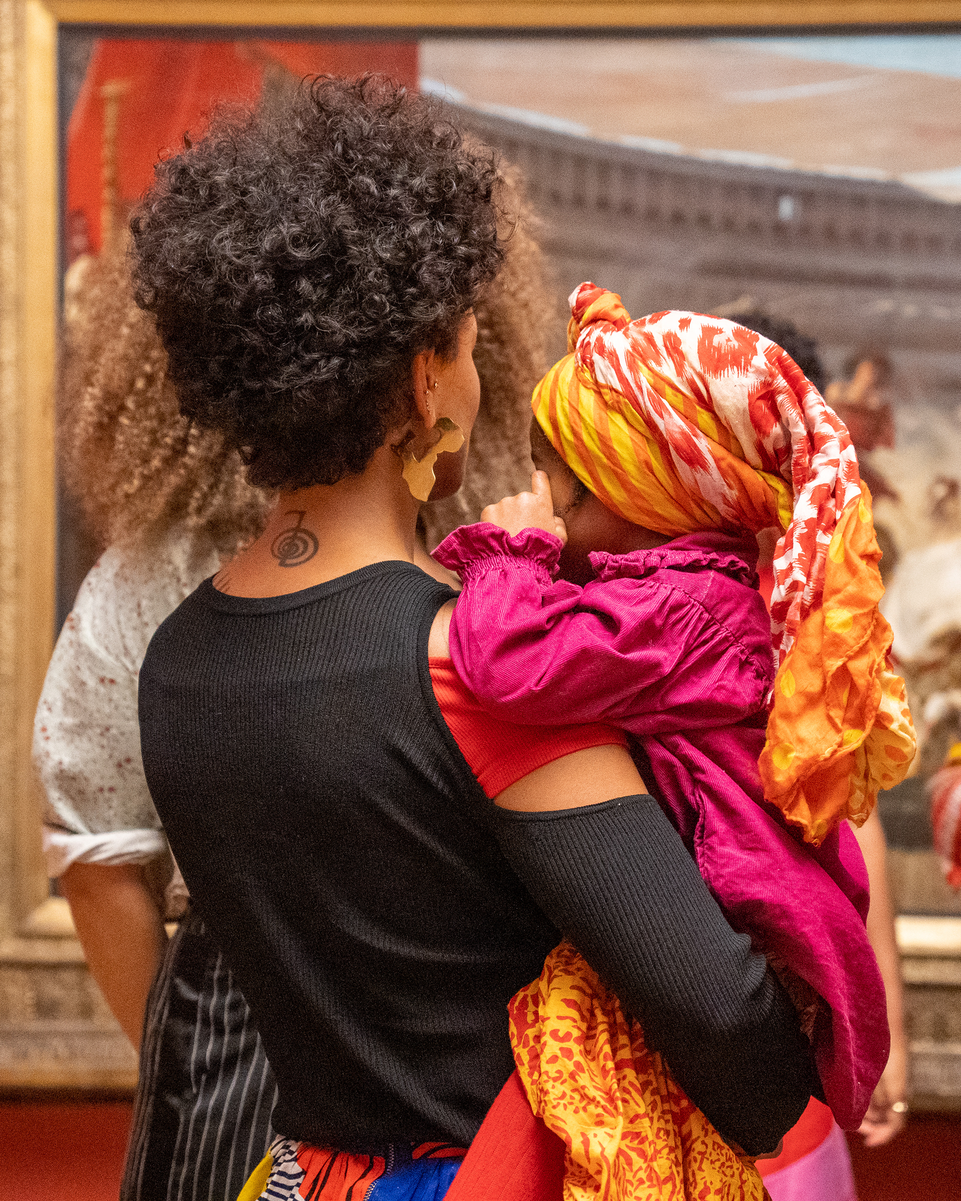 Kayya after the performance at Manchester Art Gallery. Credit: Lydia Hooke (@latehoursdesign)