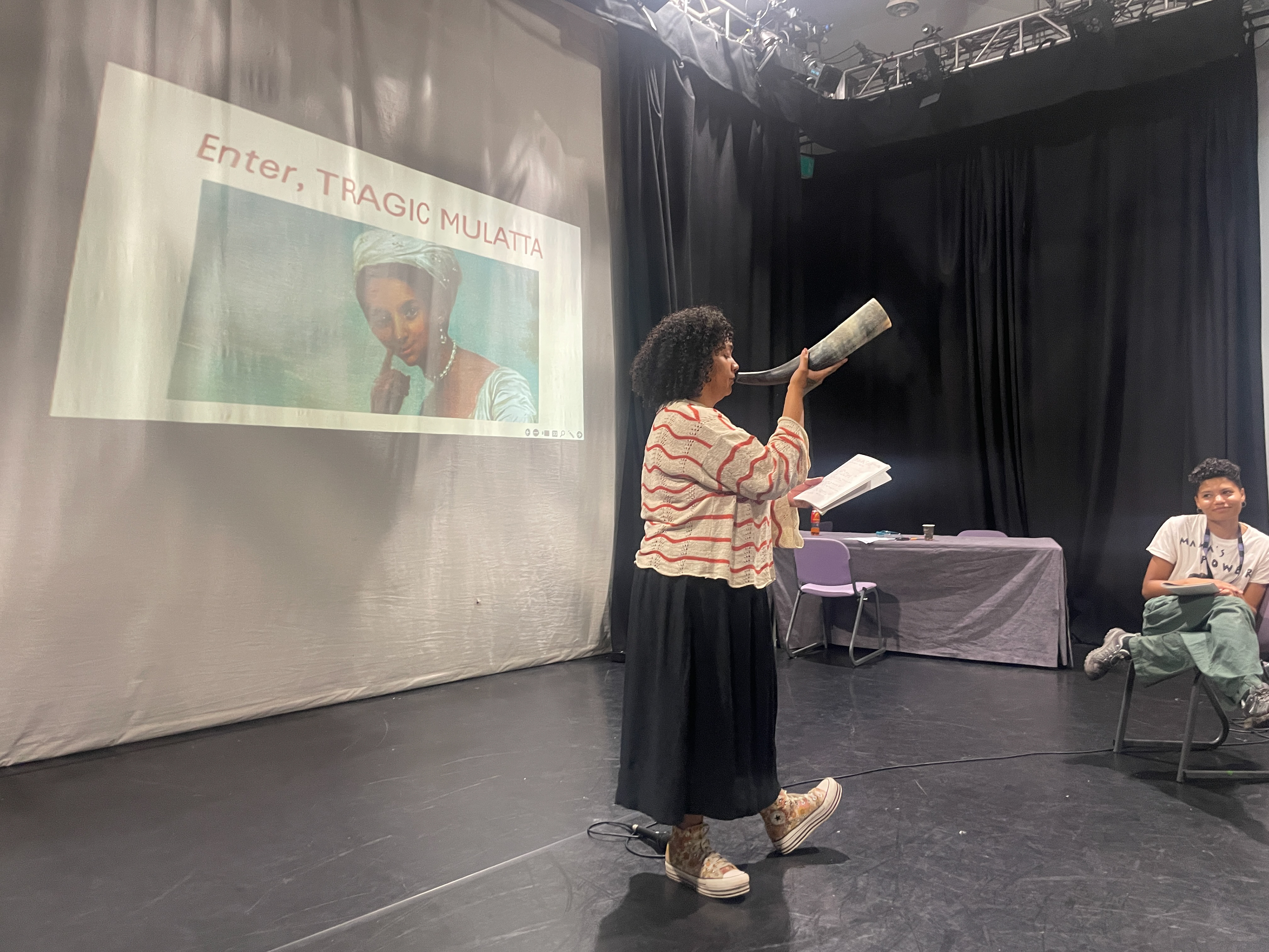 Second workshop of 'Enter, Tragic Mulatta'. Credit: Amy Townsend-Lowcock