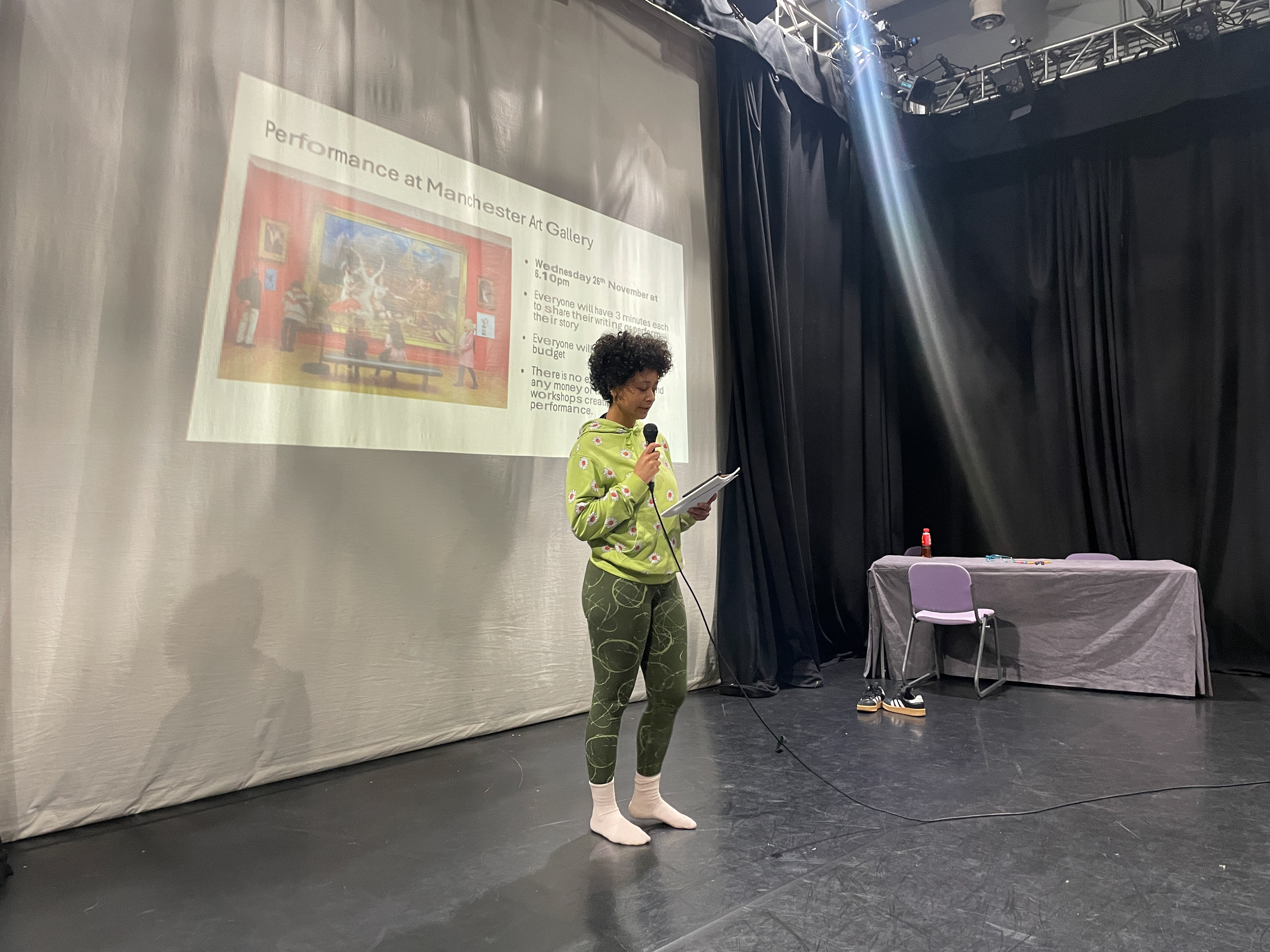 Second workshop of 'Enter, Tragic Mulatta'. Credit: Amy Townsend-Lowcock