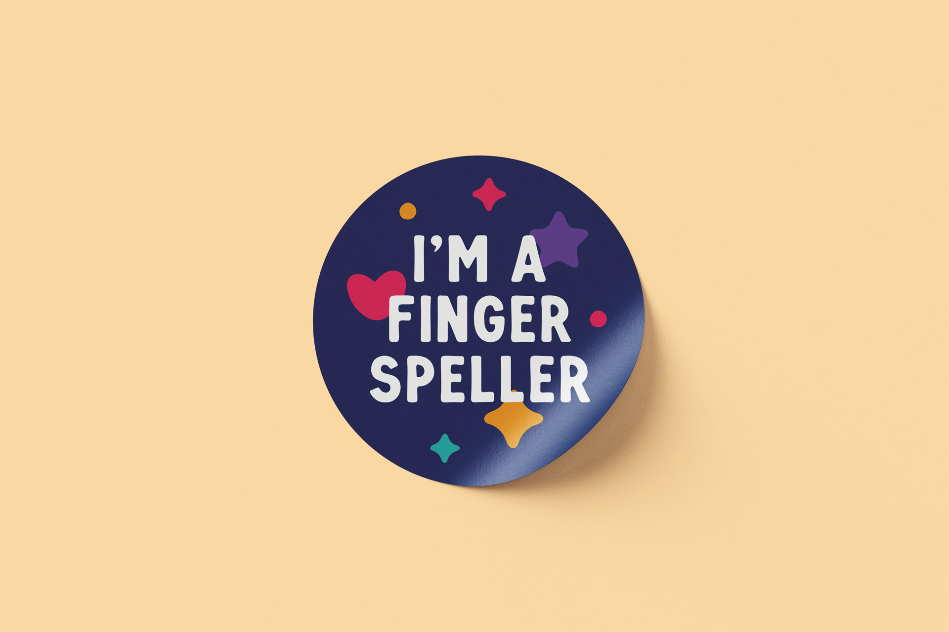 National Deaf Children's Society sticker