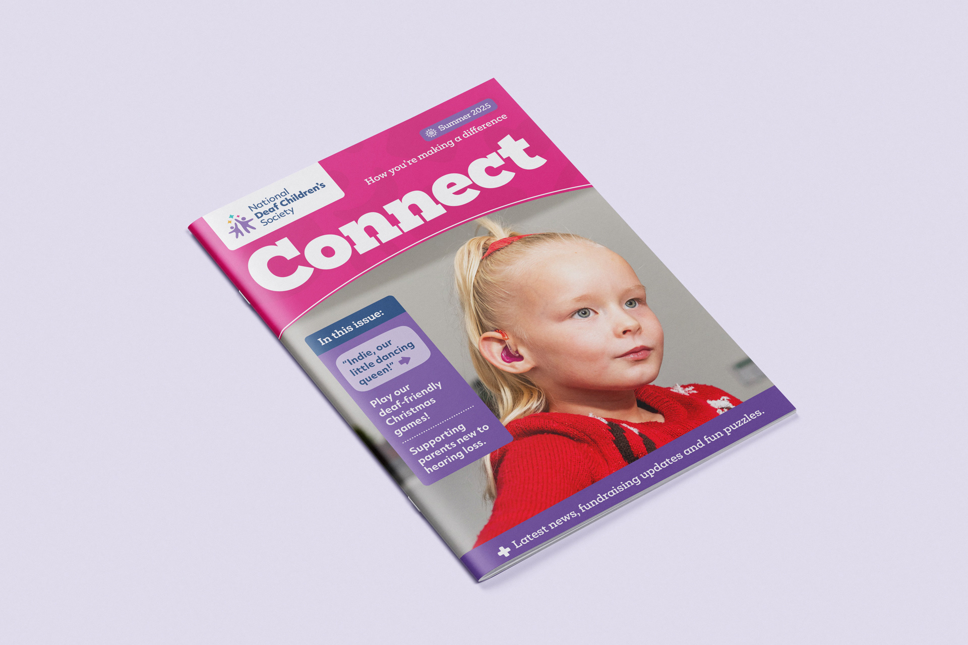 National Deaf Children's Society Children's Connect magazine cover