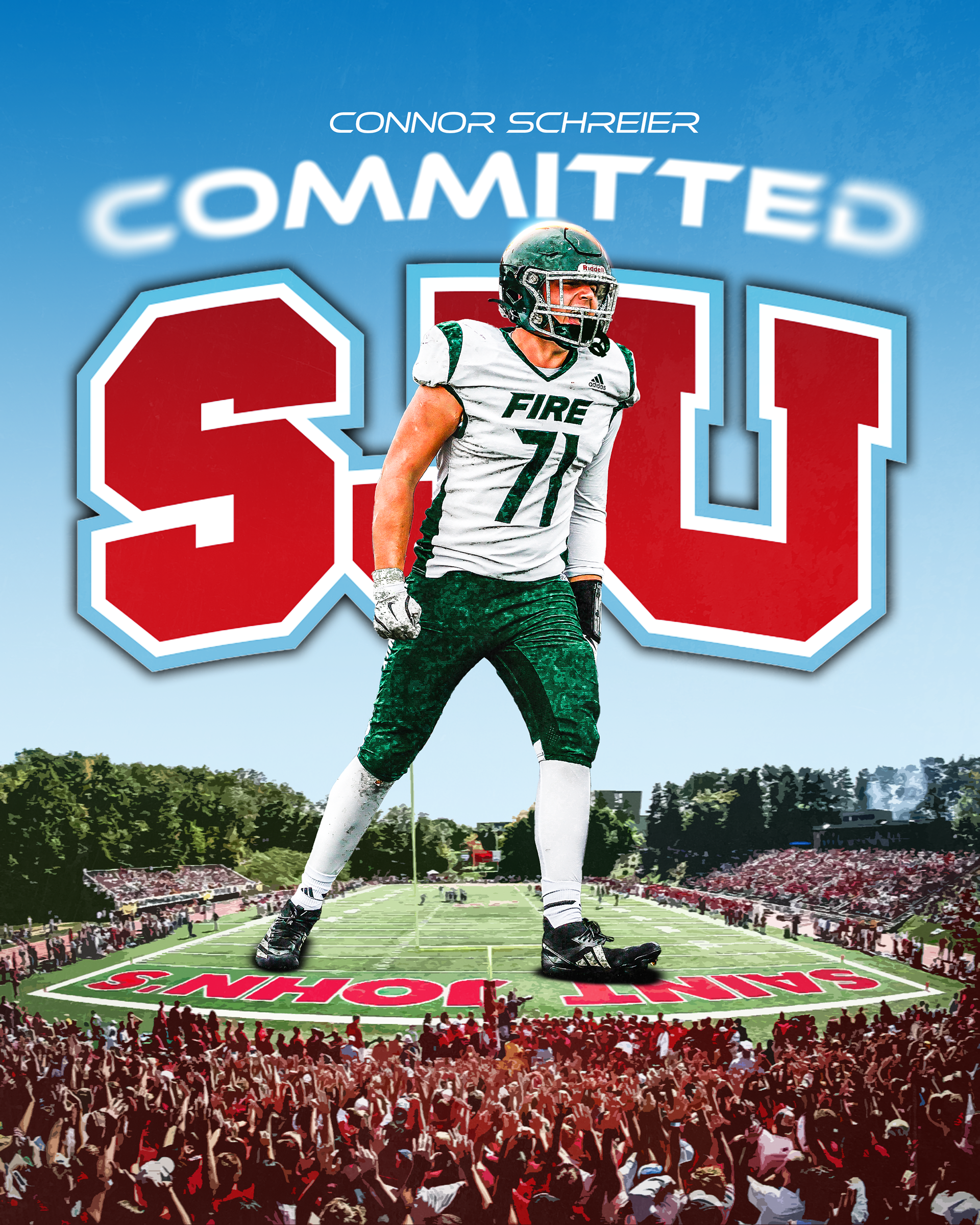 Commitment Post - Designed for Connor Schreier