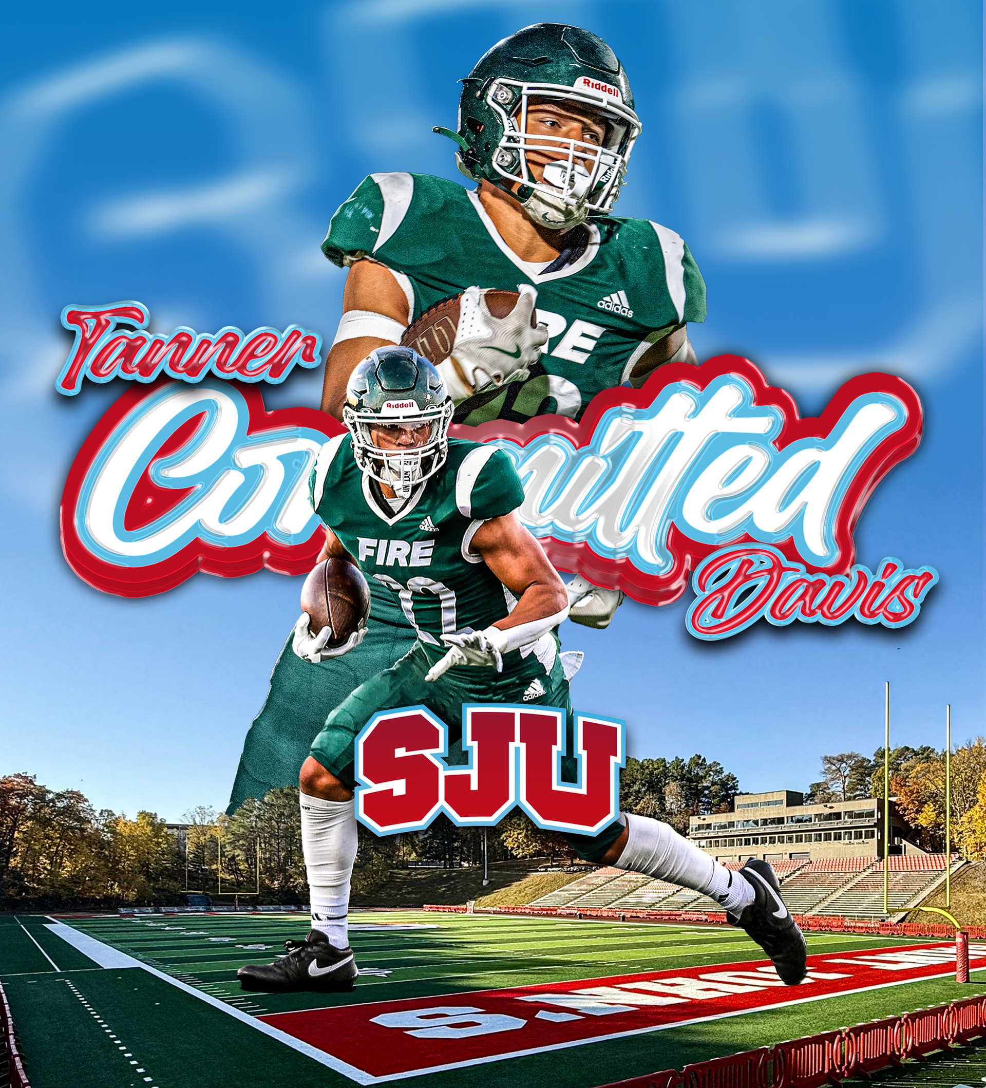 Commitment Post - Designed for Tanner Davis