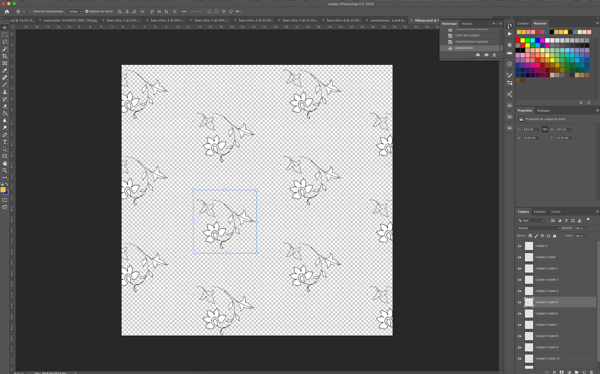 Création du raccord