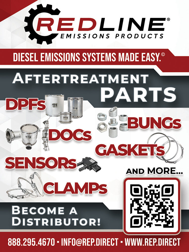 Print Ad for aftertreatment parts brand