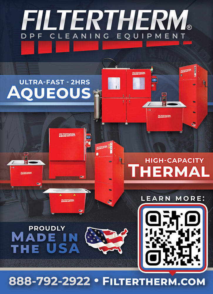 Print add for DPF Cleaning systems