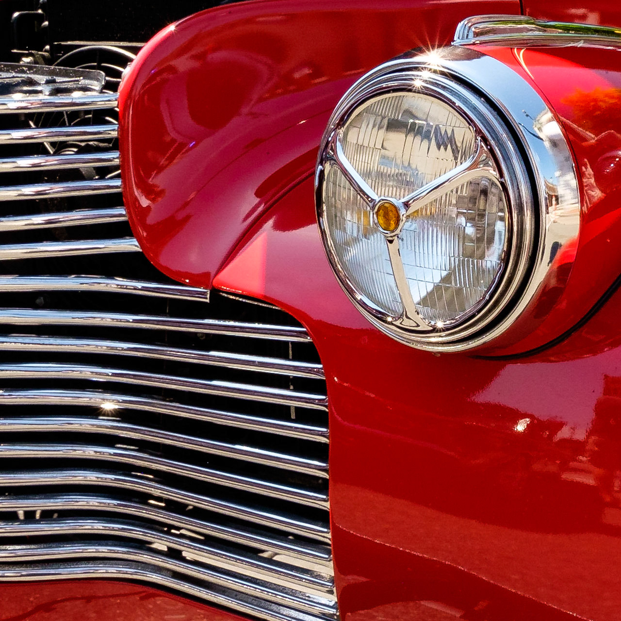 Red and Chrome