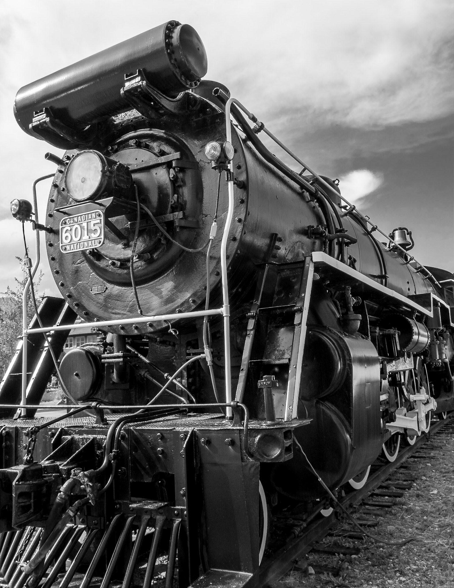 Canadian Steam Locomotive #6015 h