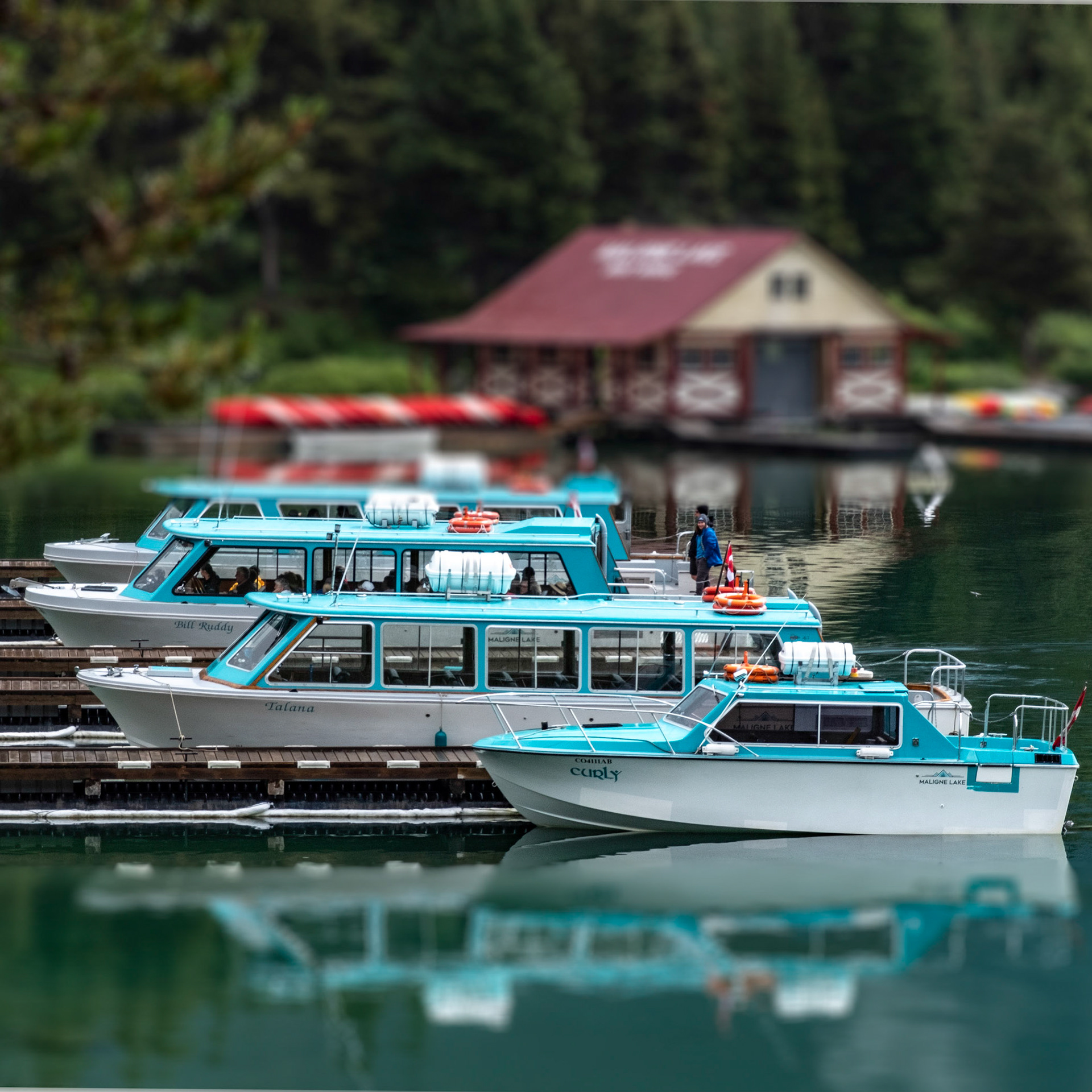 Maligne Lake Miniatures