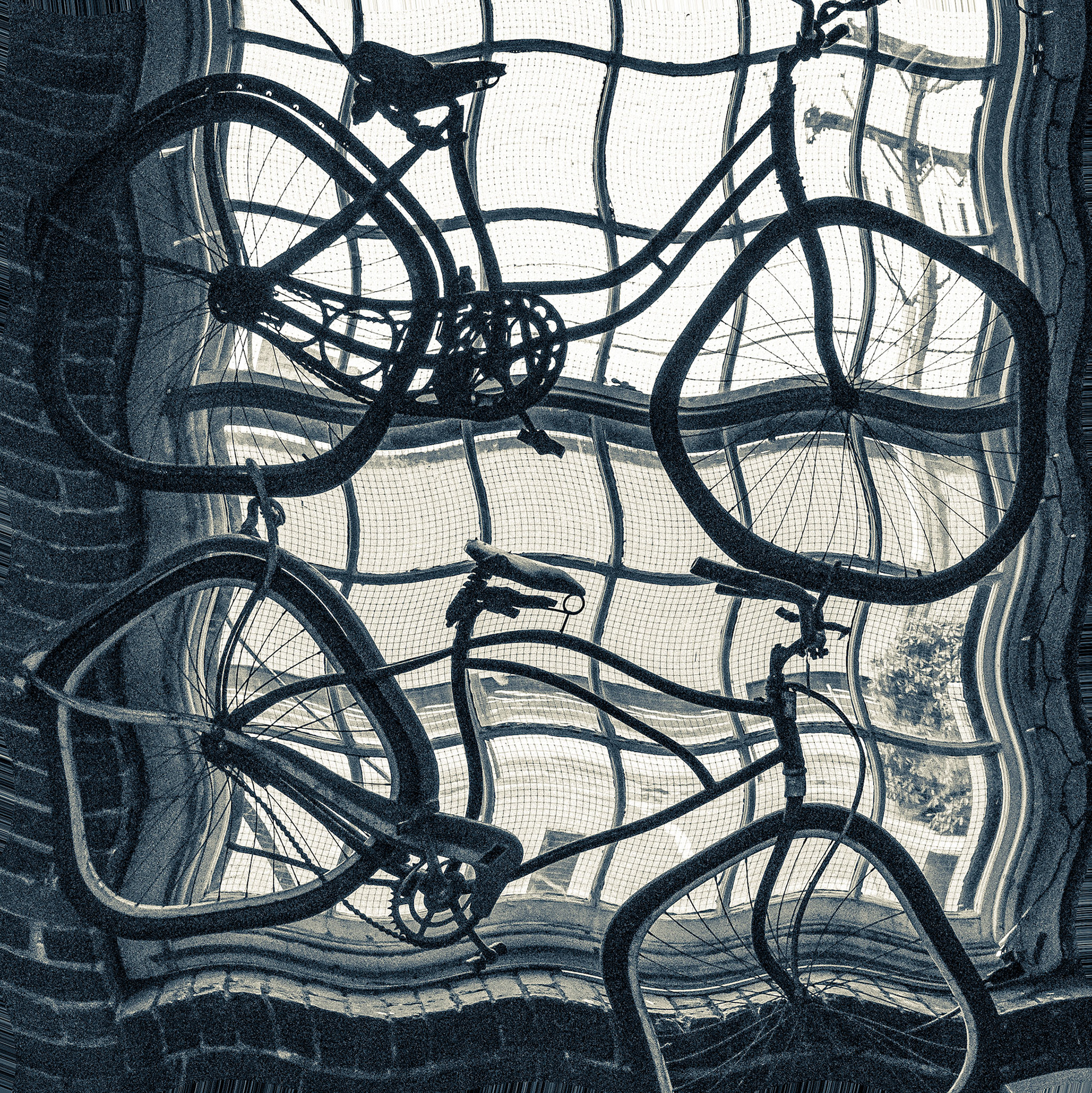 Two Old Bicycles