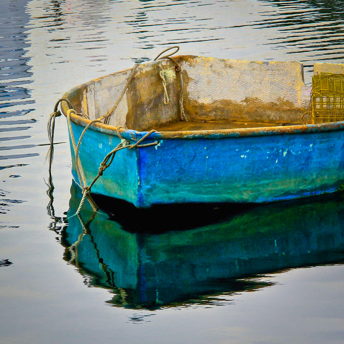Anchored Boat at Dawn