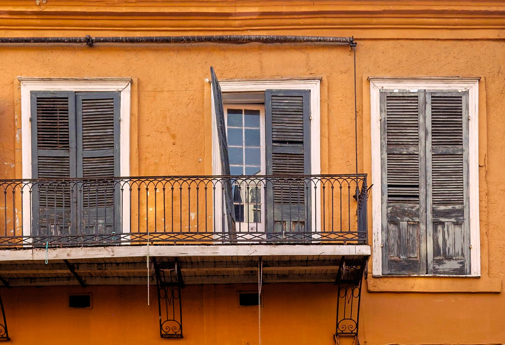Orange and Shutters