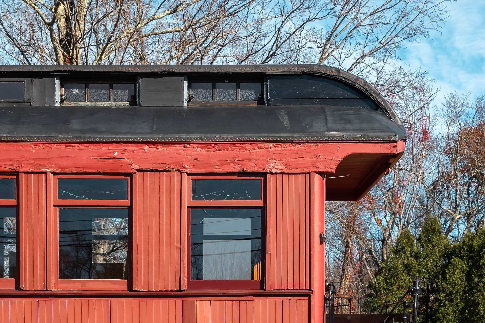 Red Train Car