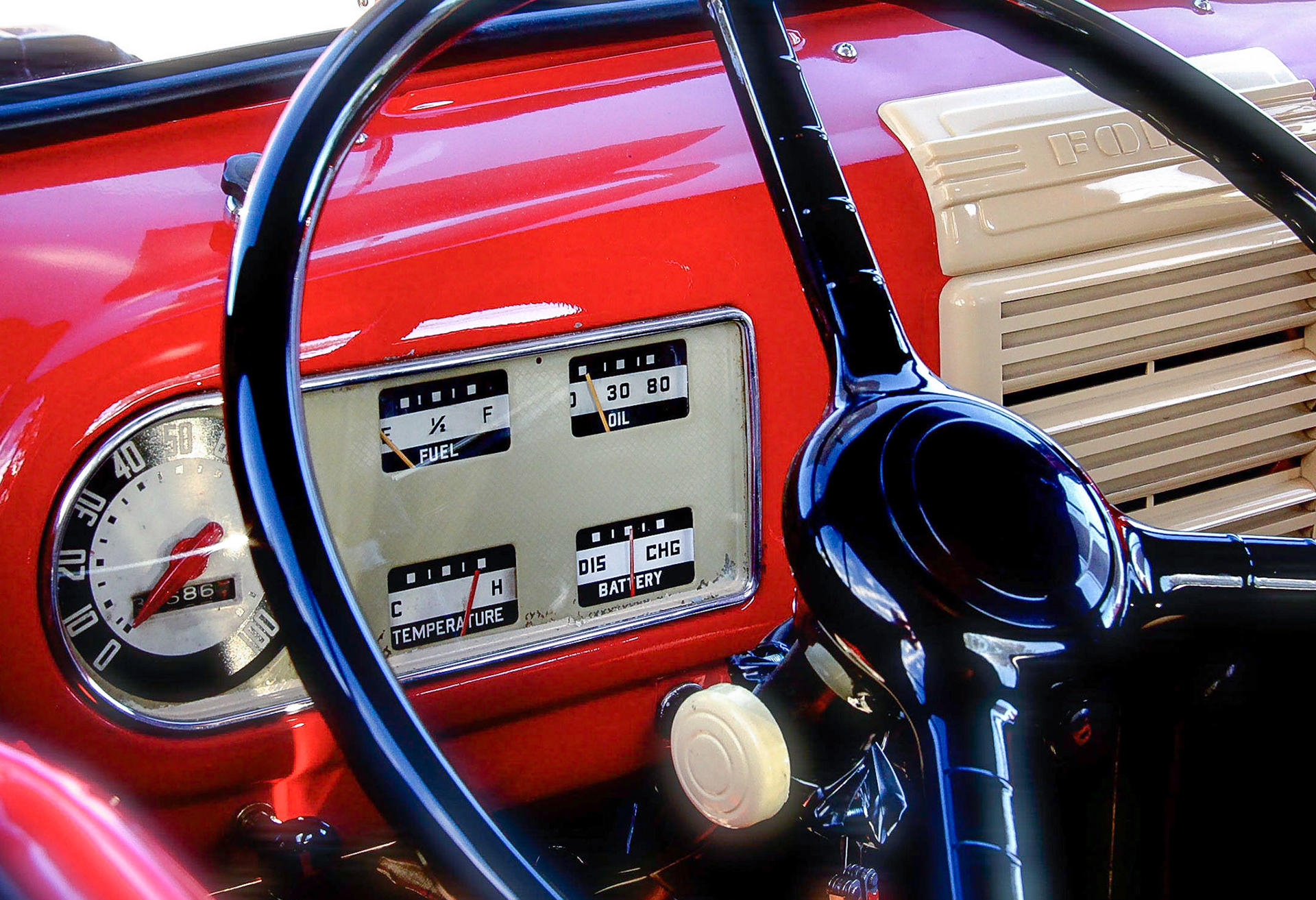 1950 Ford Truck Dashboard