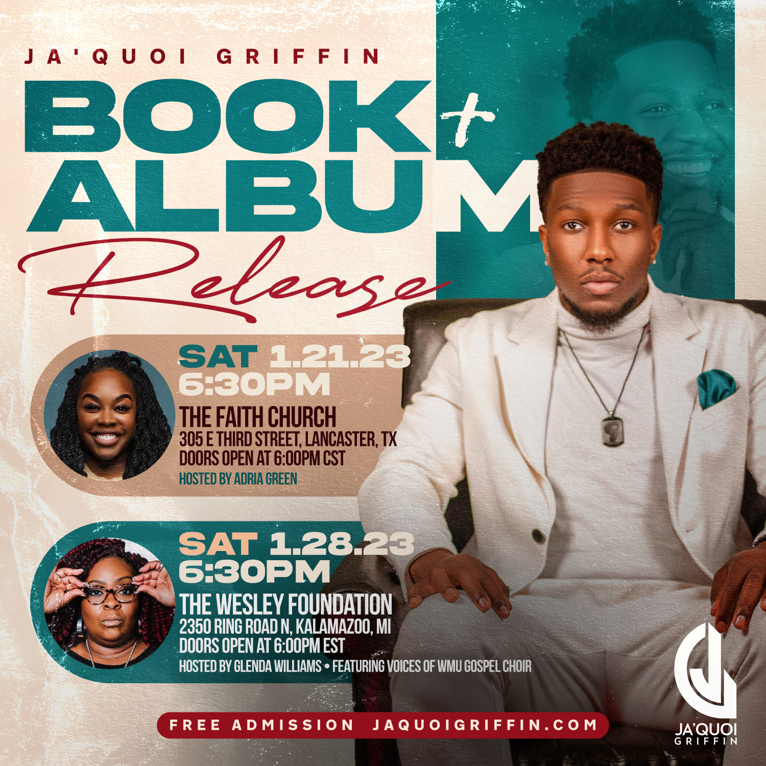 Ja'Quoi Griffin Book Release Flyer