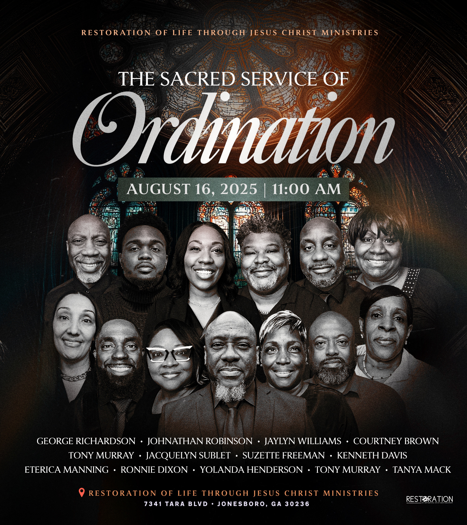 Restoration of Life Social Media Flyer