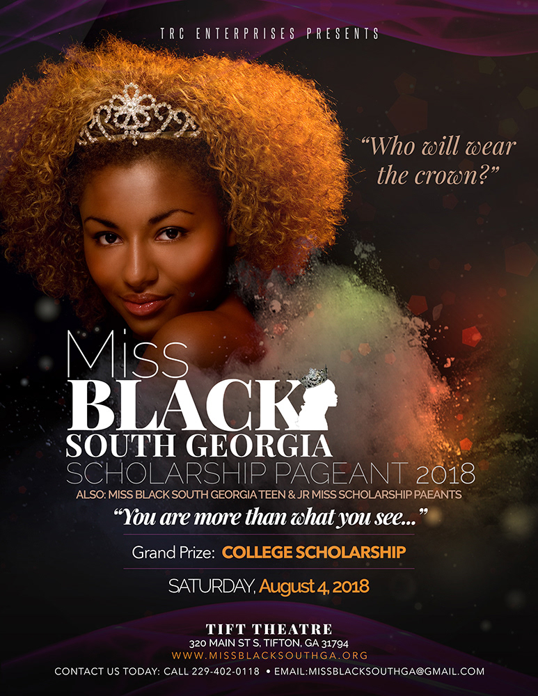 Miss Black South GA flyer