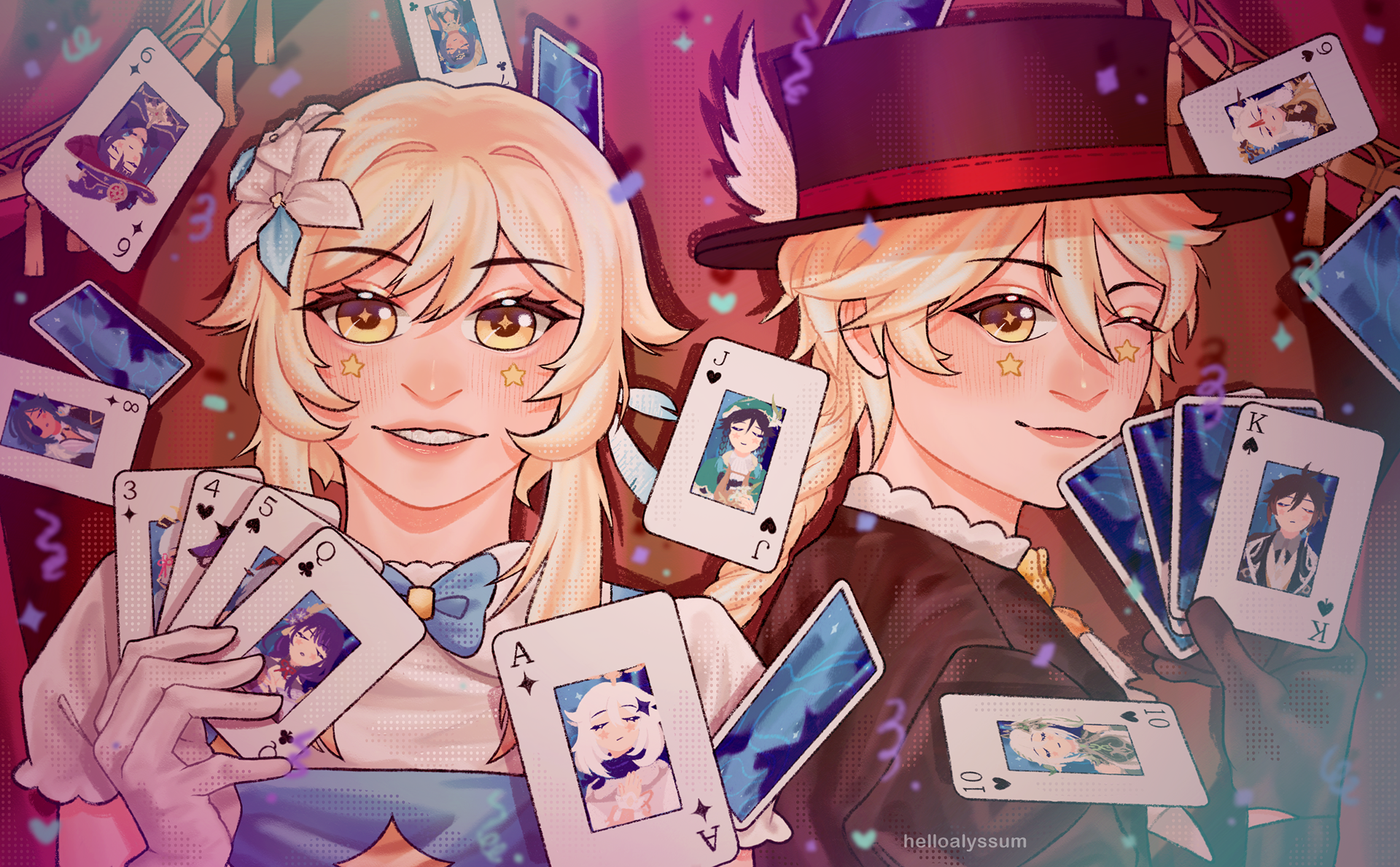 "Pick A Card, Any Card," 2023, Digital.