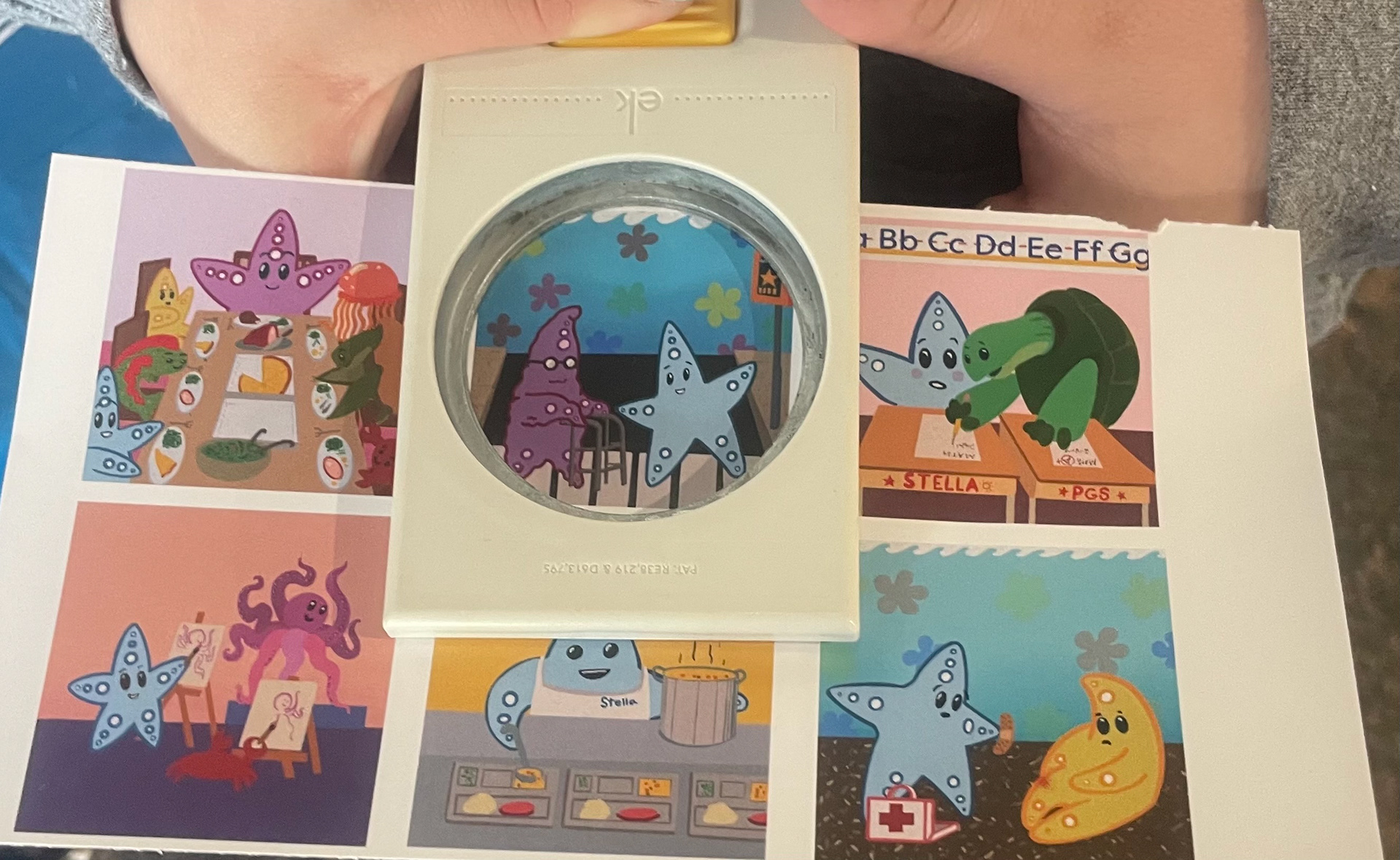Custom buttons made with designs