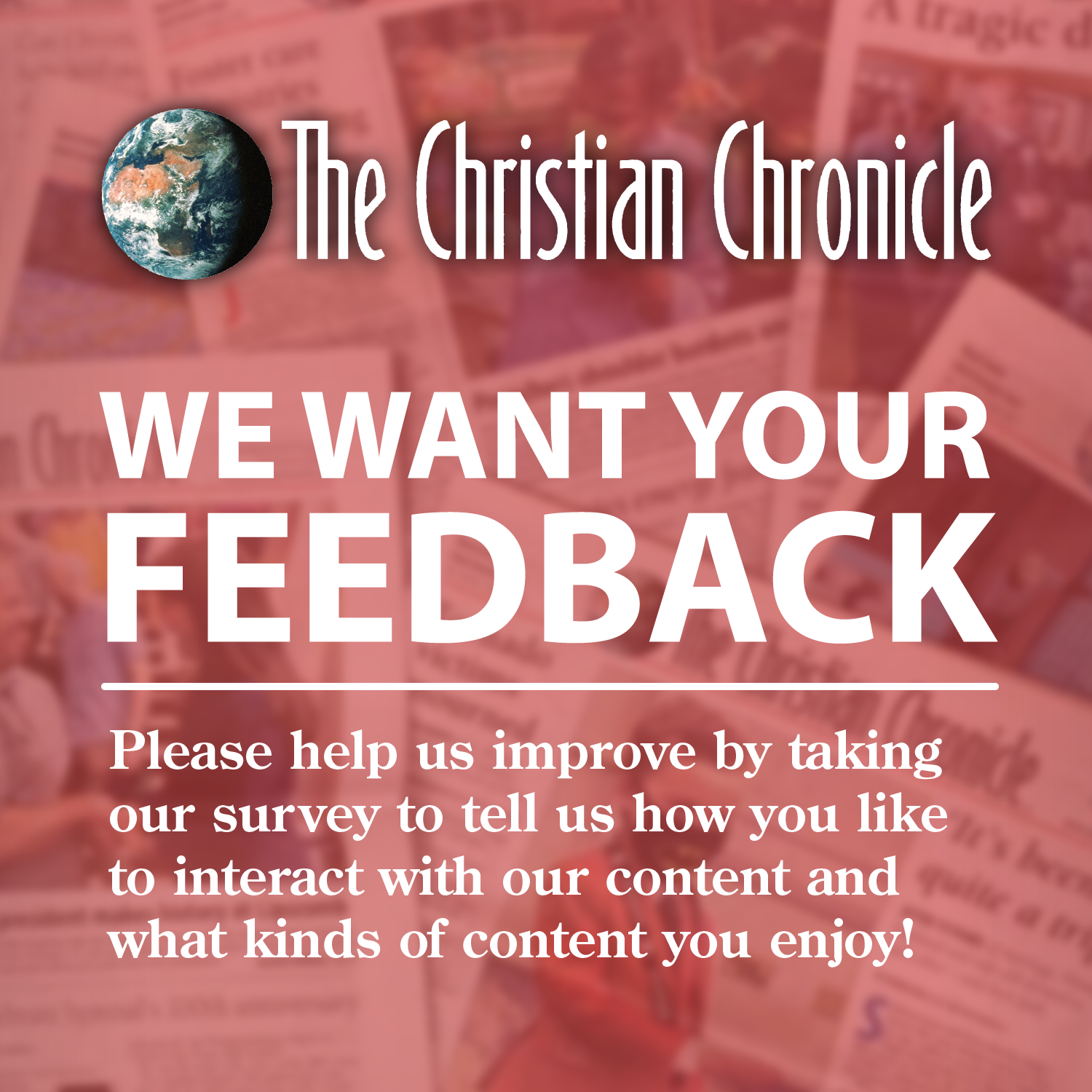 2022 Christian Chronicle Survey Promo