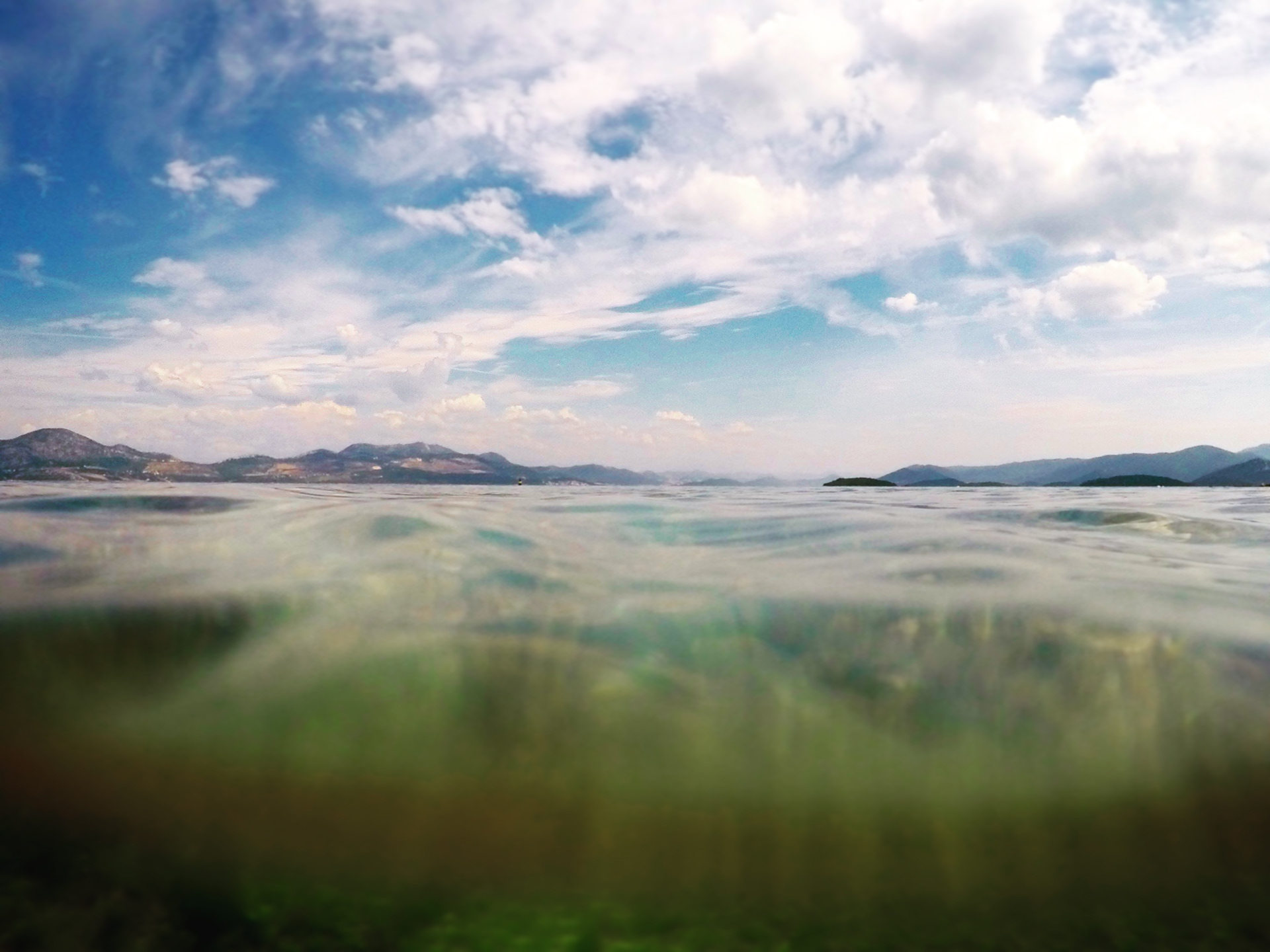 Painting reality, Sreser, Croatia. Landscape and ocean photography