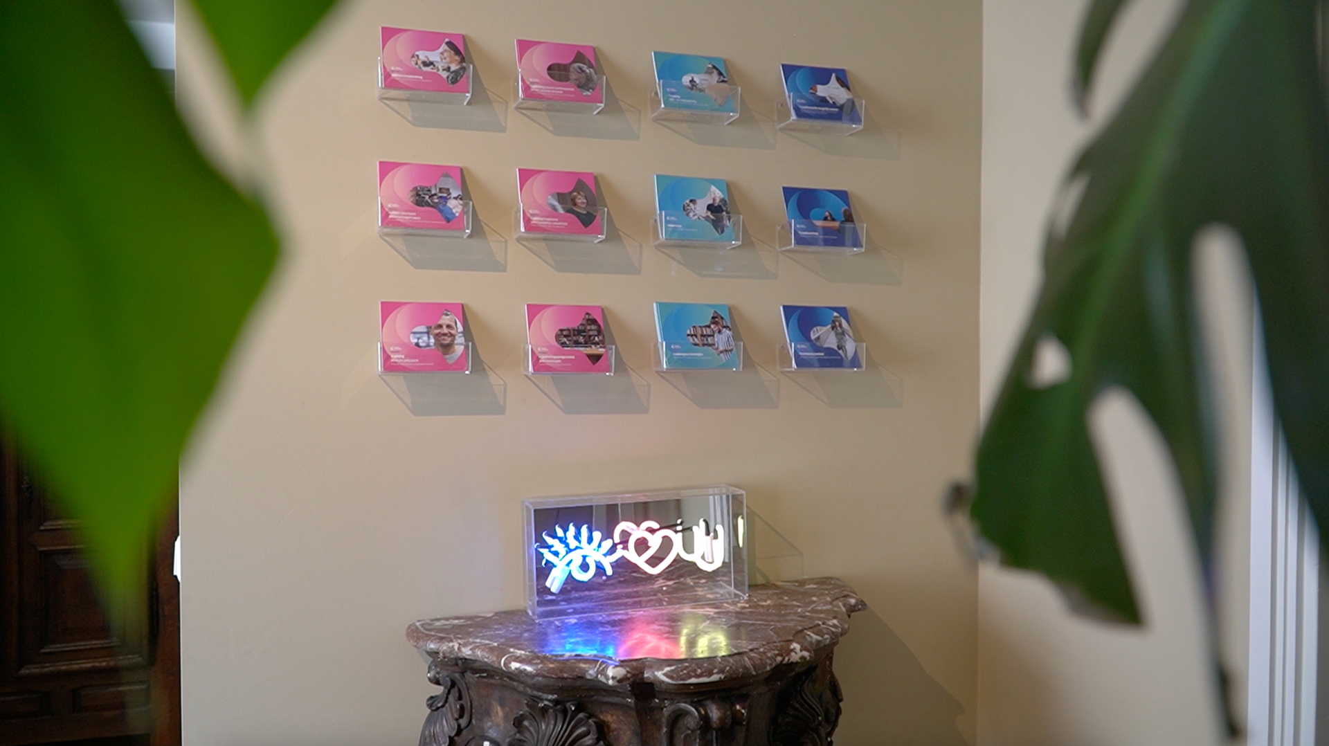 Ontwerp promotiewand voor Combo Emonomy