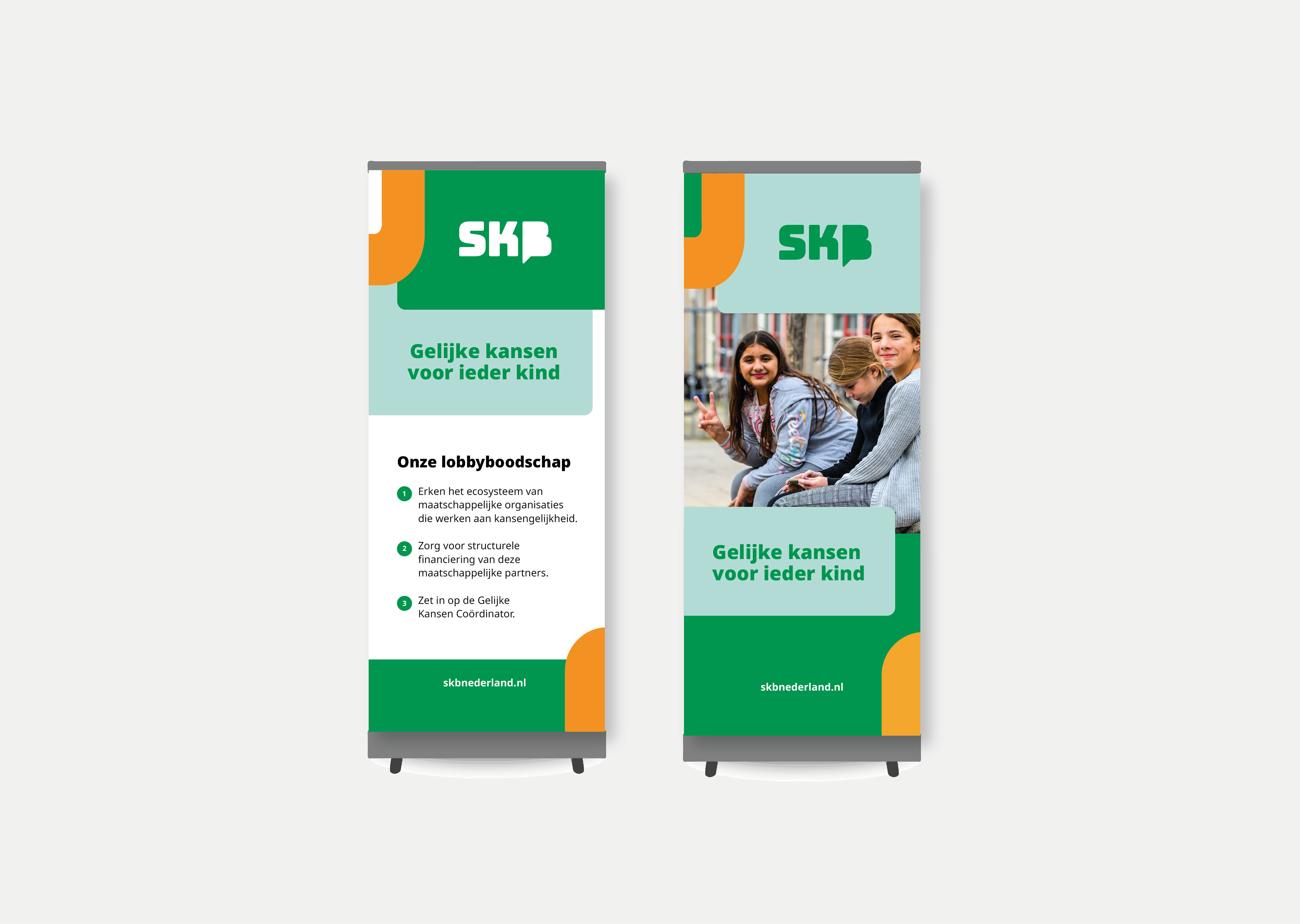 Banners voor het SKB