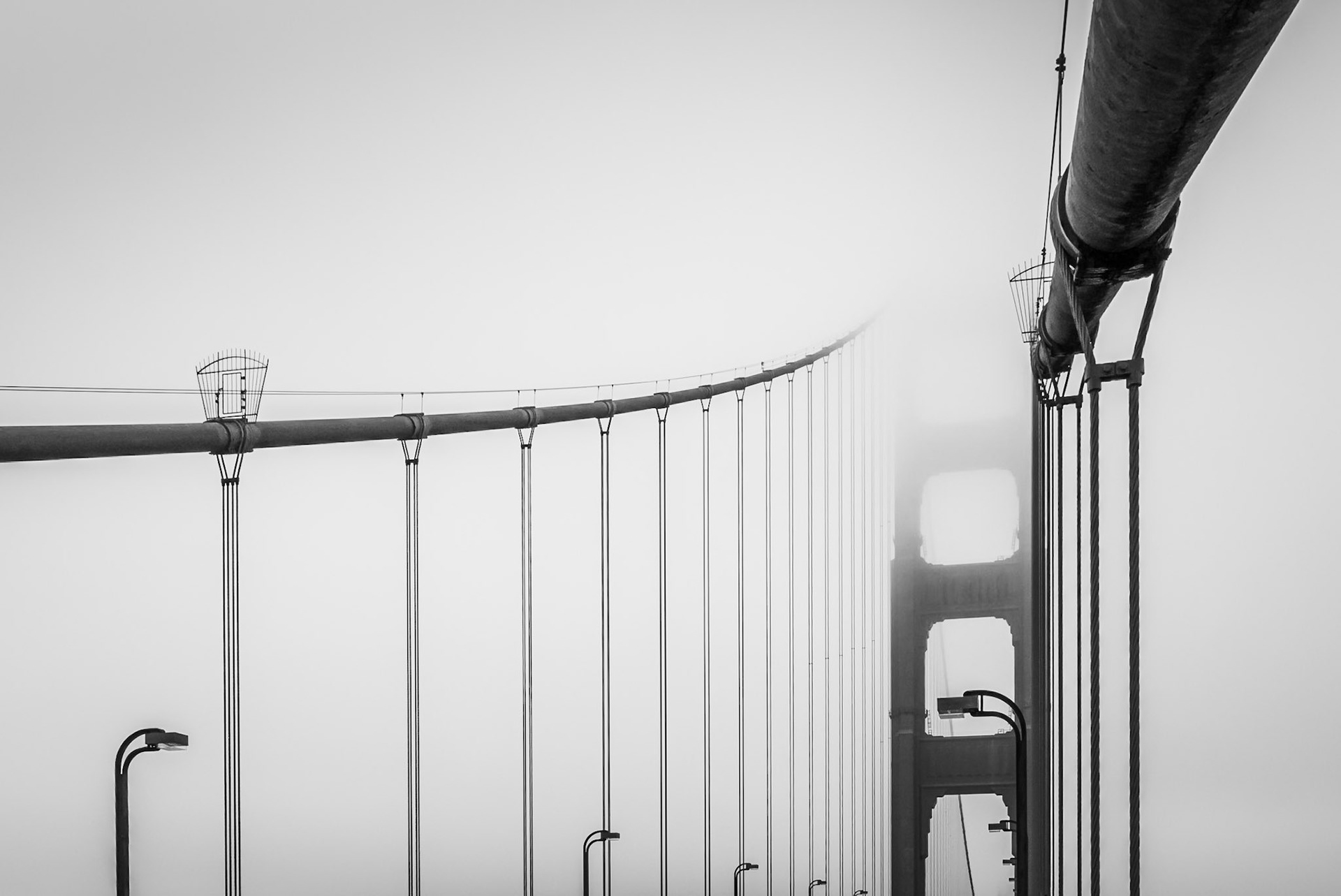 Golden Gate Bridge - Getting Lost in the Fog (3:2)