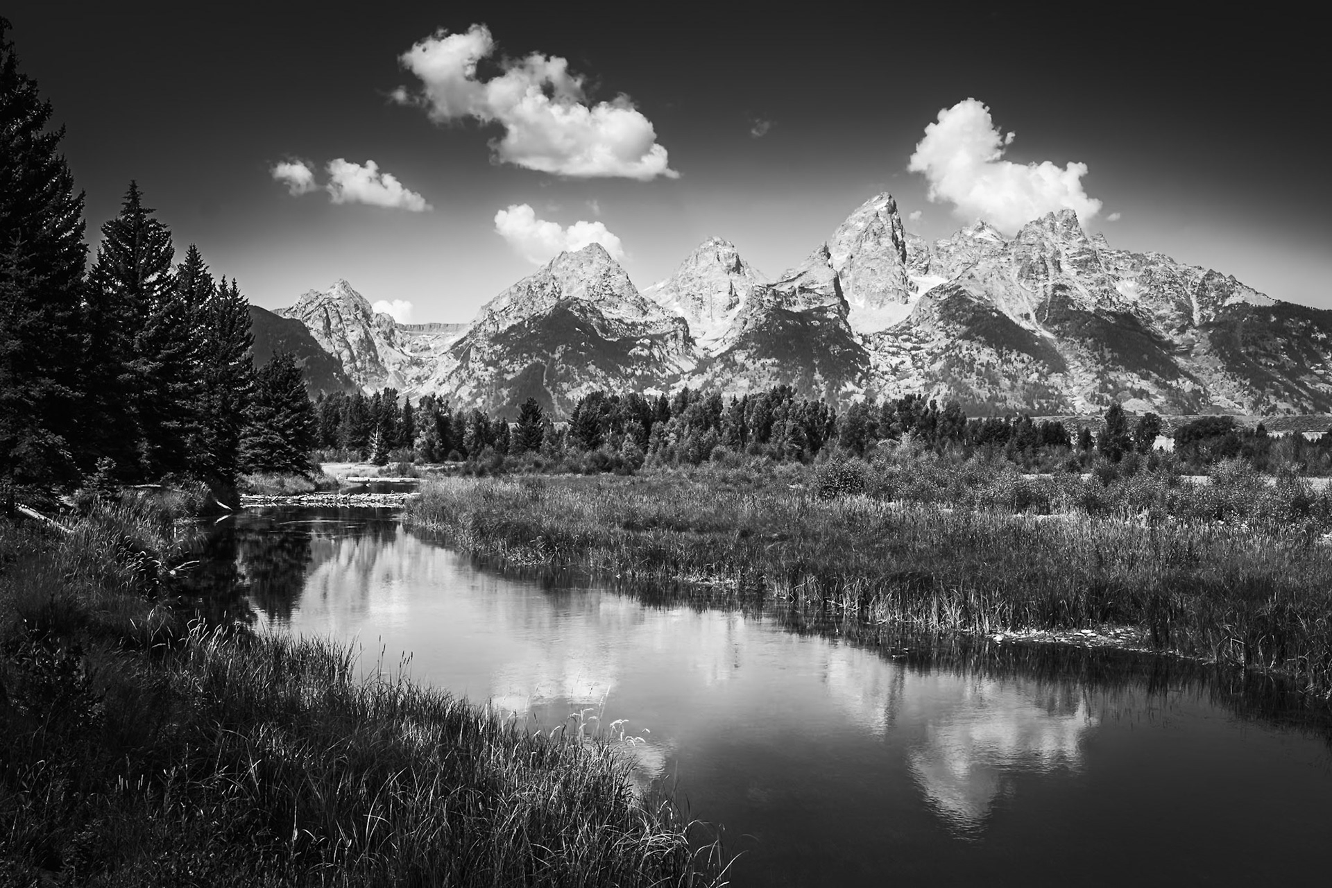Grand Teton NP - The River and The Mountains (3:2)