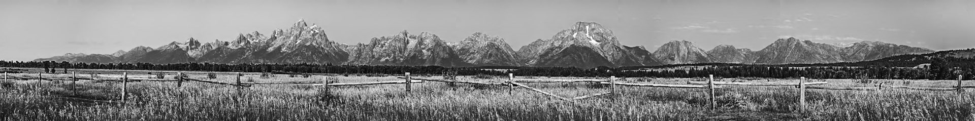 Grand Tetons - Peaks Above the Fields (1:8)