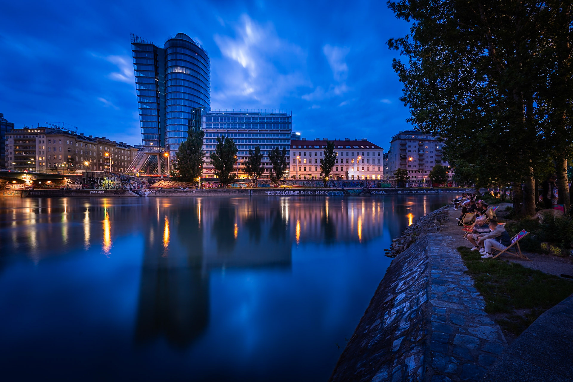 Vienna - Friday Night Leisure by the Canal (3:2)