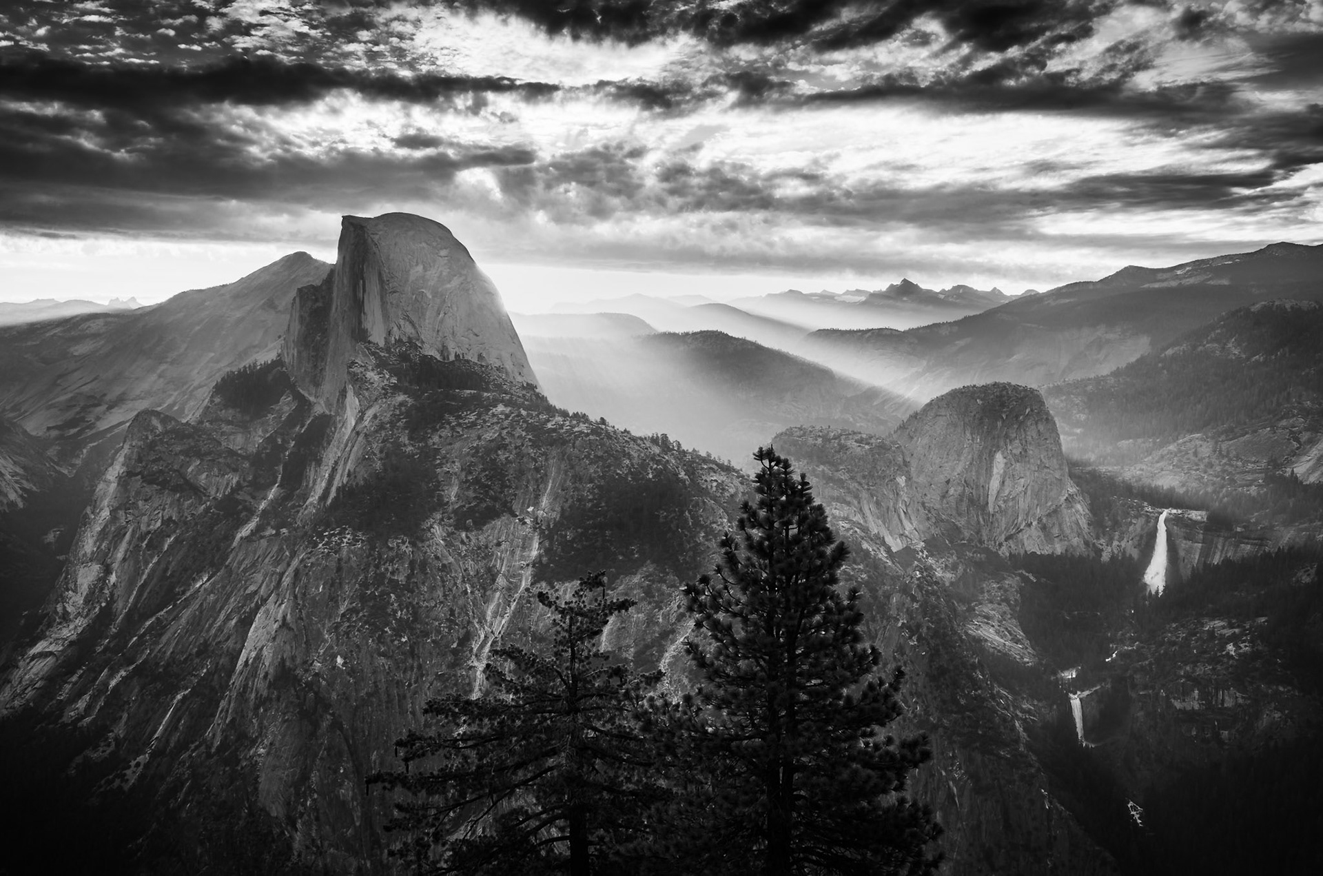 Half Dome - Sunrise from Glacier Point (3:2)